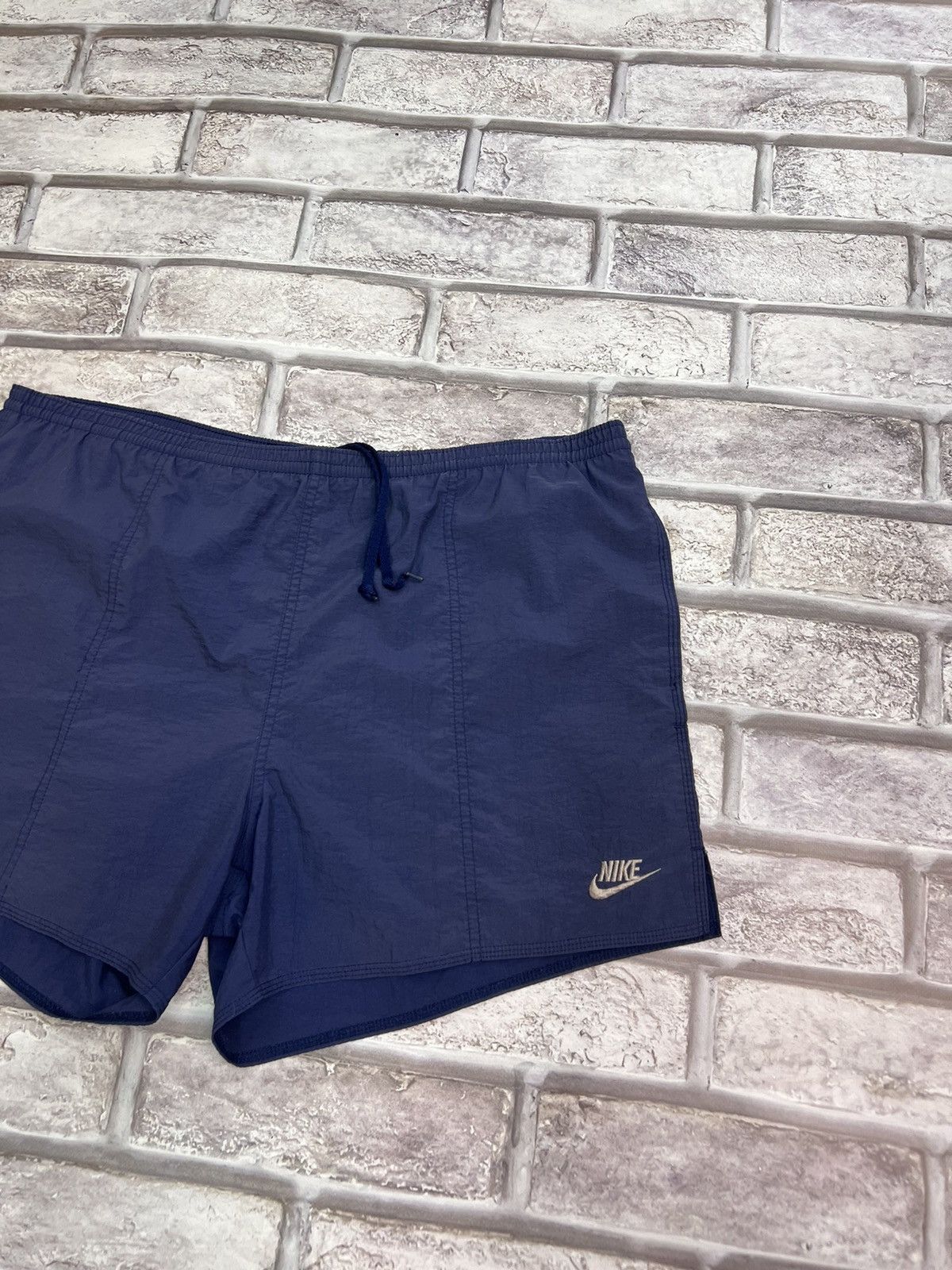 Nike × Vintage Vintage 90s Nike Logo Retro Nylon Swimming Shorts Y2K Hype Size US 34 / EU 50 - 3 Thumbnail