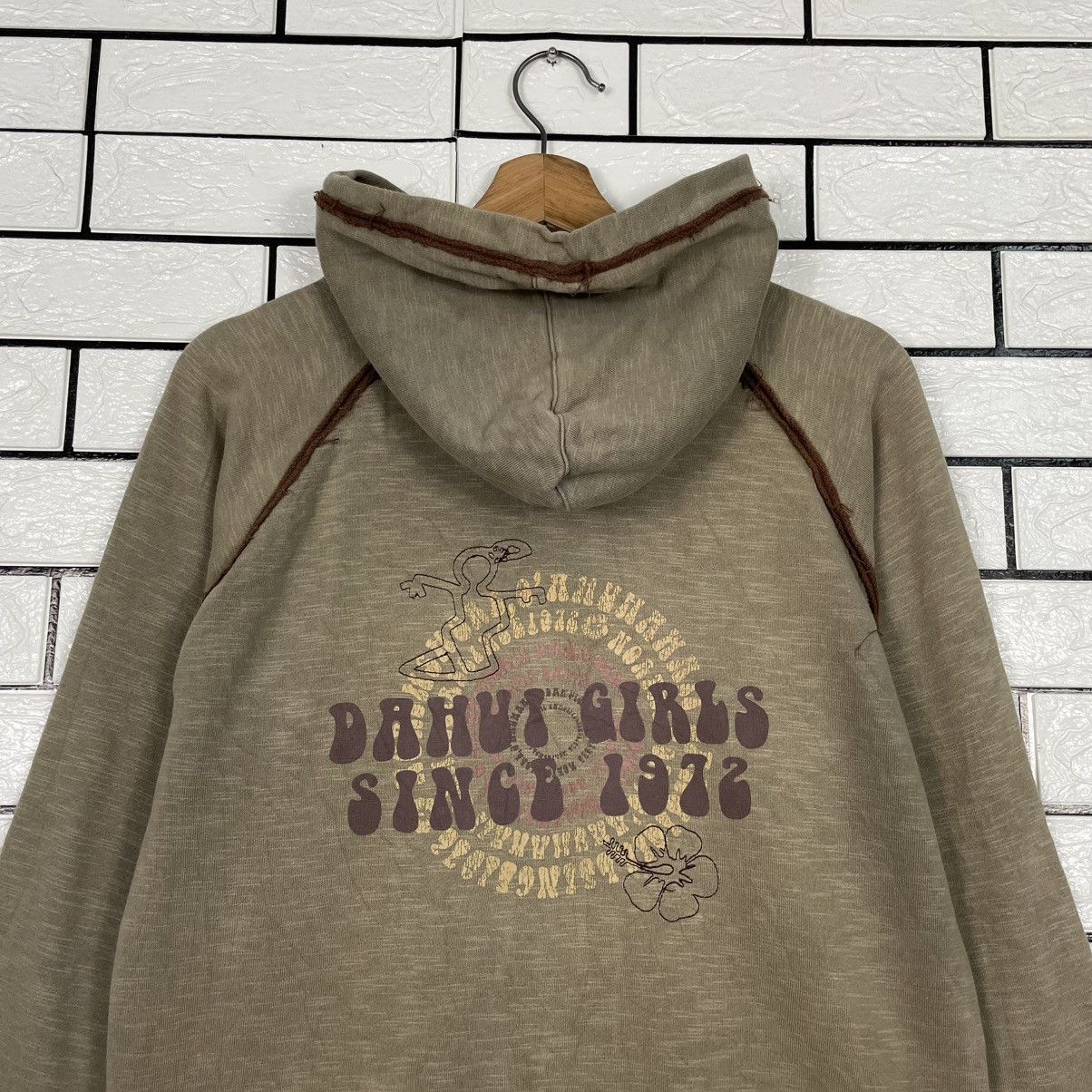Japanese Brand Dahui Girls Surf Hoodie Size M / US 6-8 / IT 42-44 - 8 Thumbnail