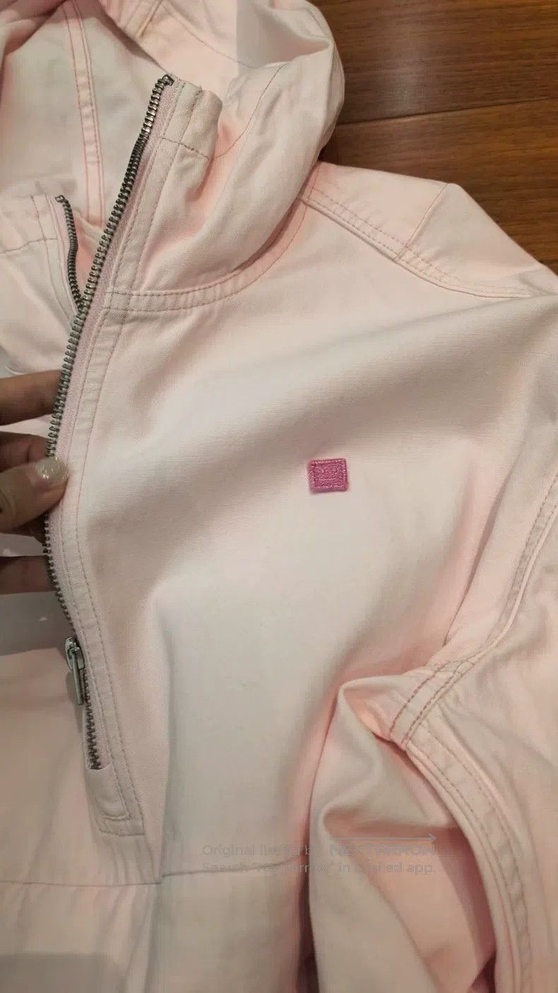 Acne Studios Acne Studios Pink hooded jacket Size XXS / US 00 / IT 34 - 1 Thumbnail