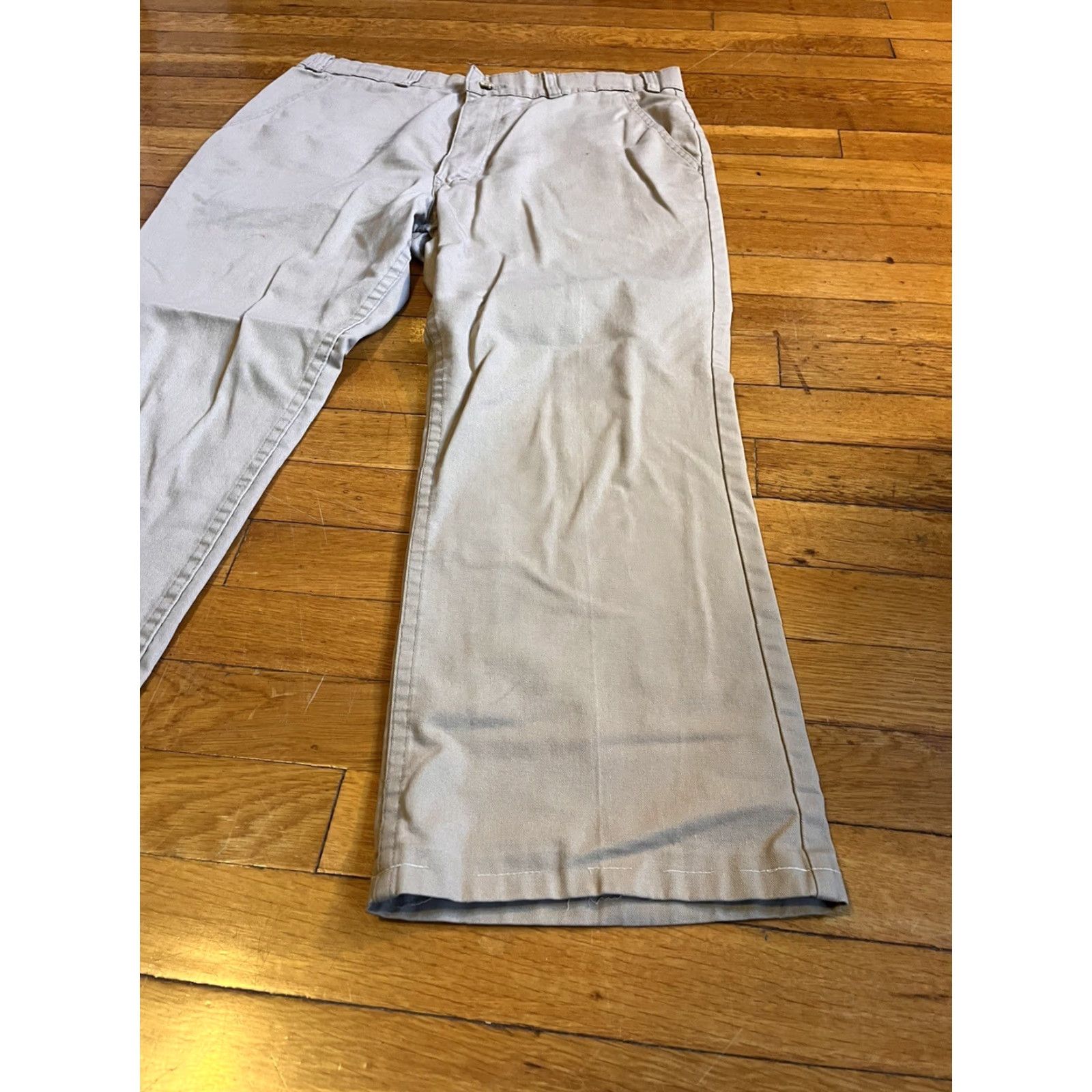 Levi's VINTAGE Levi’s Khaki Pants Men’s 33x25 Beige 70s Size US 33 - 2 Thumbnail