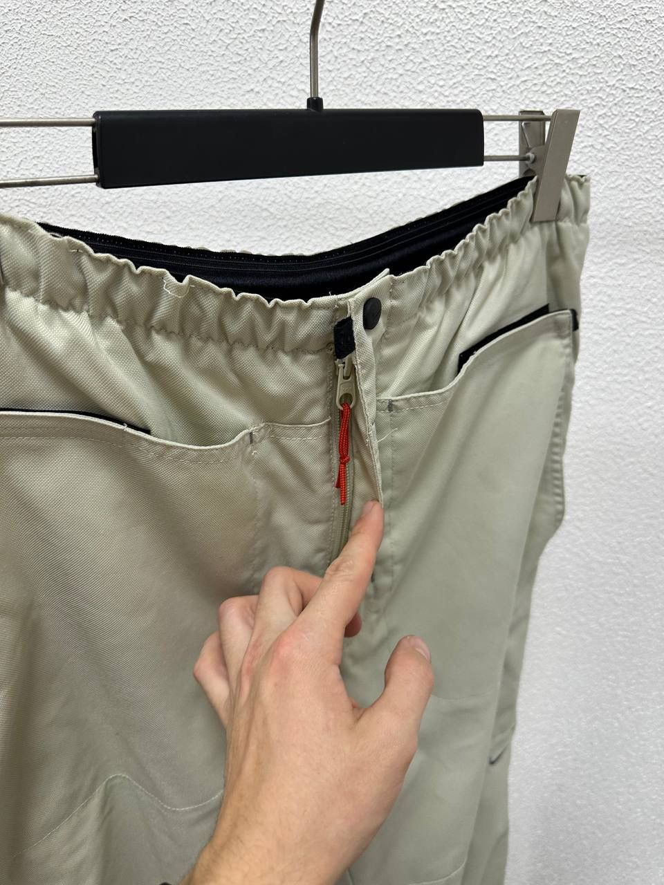 Nike × Vintage Vintage Nike y2k Beige Track Pants size M-L Size US 34 / EU 50 - 3 Thumbnail