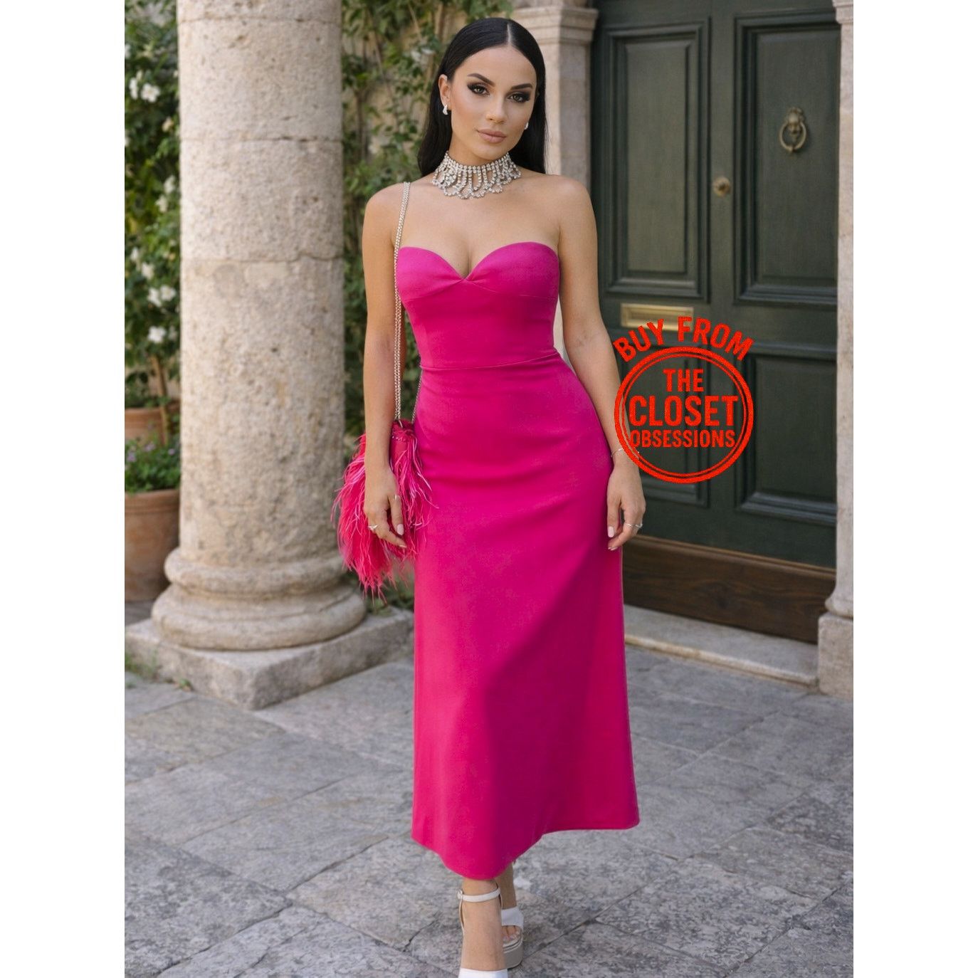Zara ZARA Strapless Midi Dress NWT Size M / US 6-8 / IT 42-44 - 3 Thumbnail