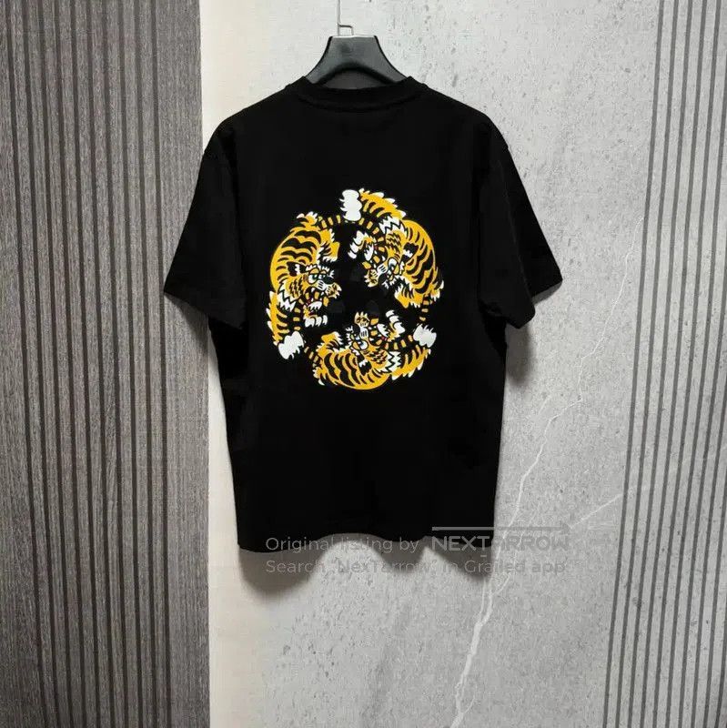 Kenzo Kenzo Black Cotton Logo T-Shirt for Men . Size US M / EU 48-50 / 2 - 2 Thumbnail