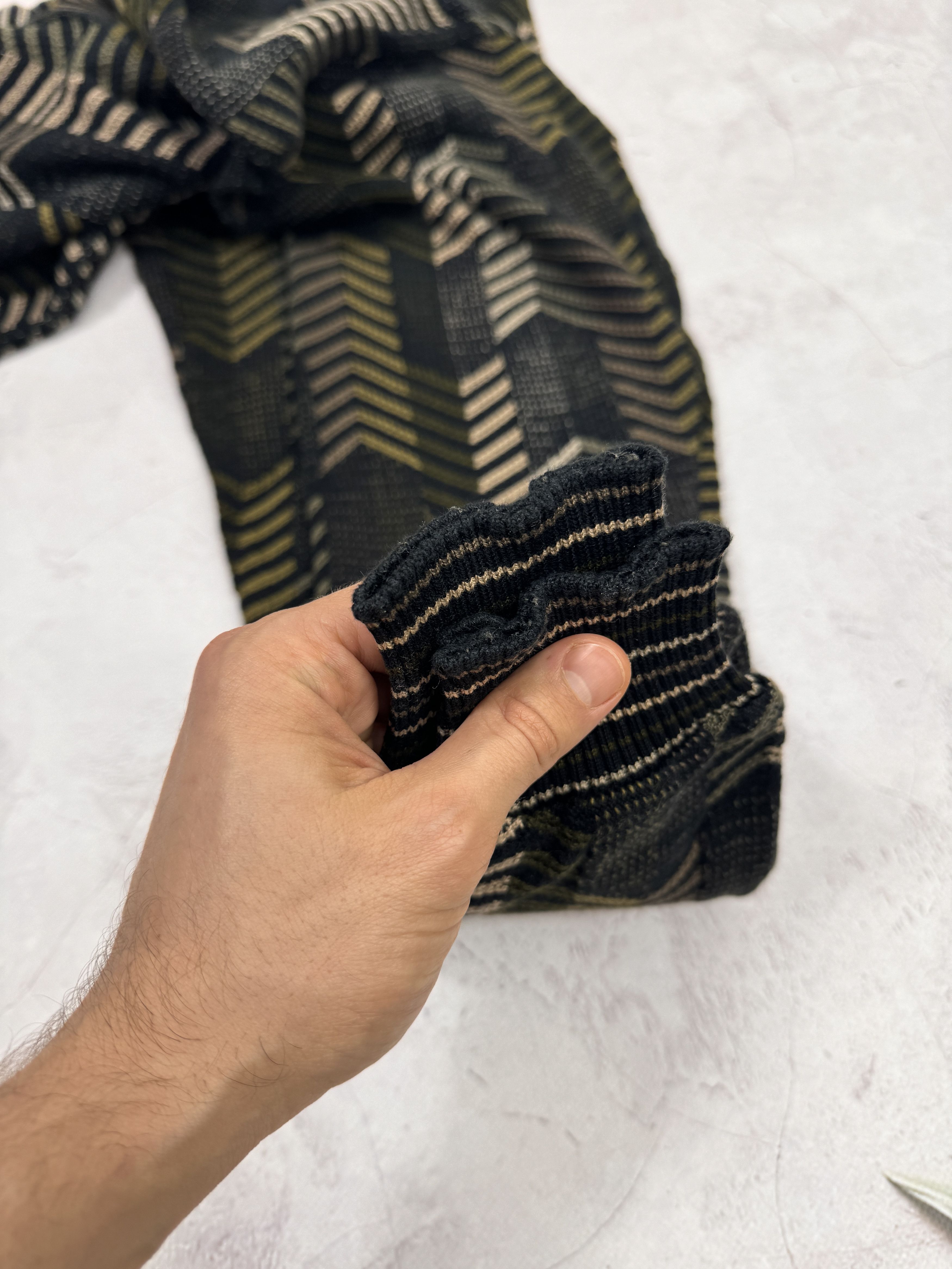 Tundra Canada × Vintage Tundra Canada Sweater Cable Knit Geometric Abstraction Size US L / EU 52-54 / 3 - 8 Thumbnail