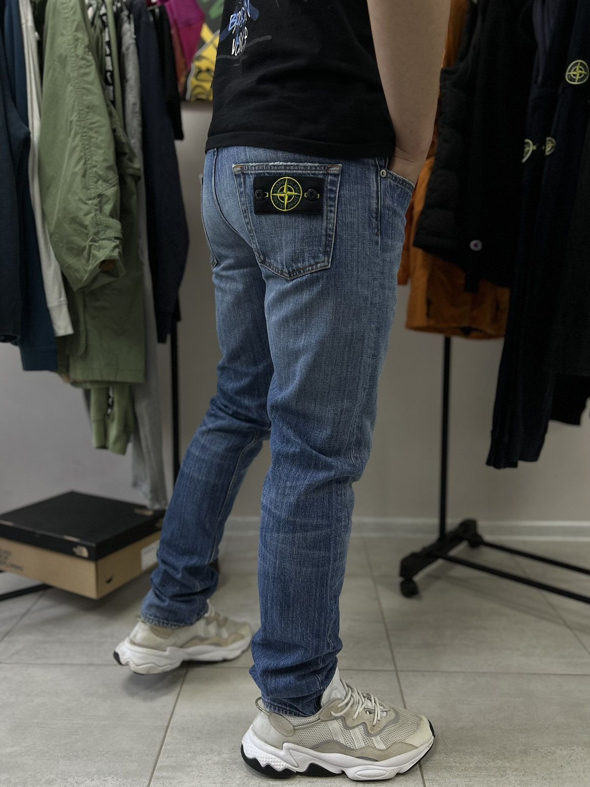 Image of Denim Stone Island in Blue, Men's (Size 30)