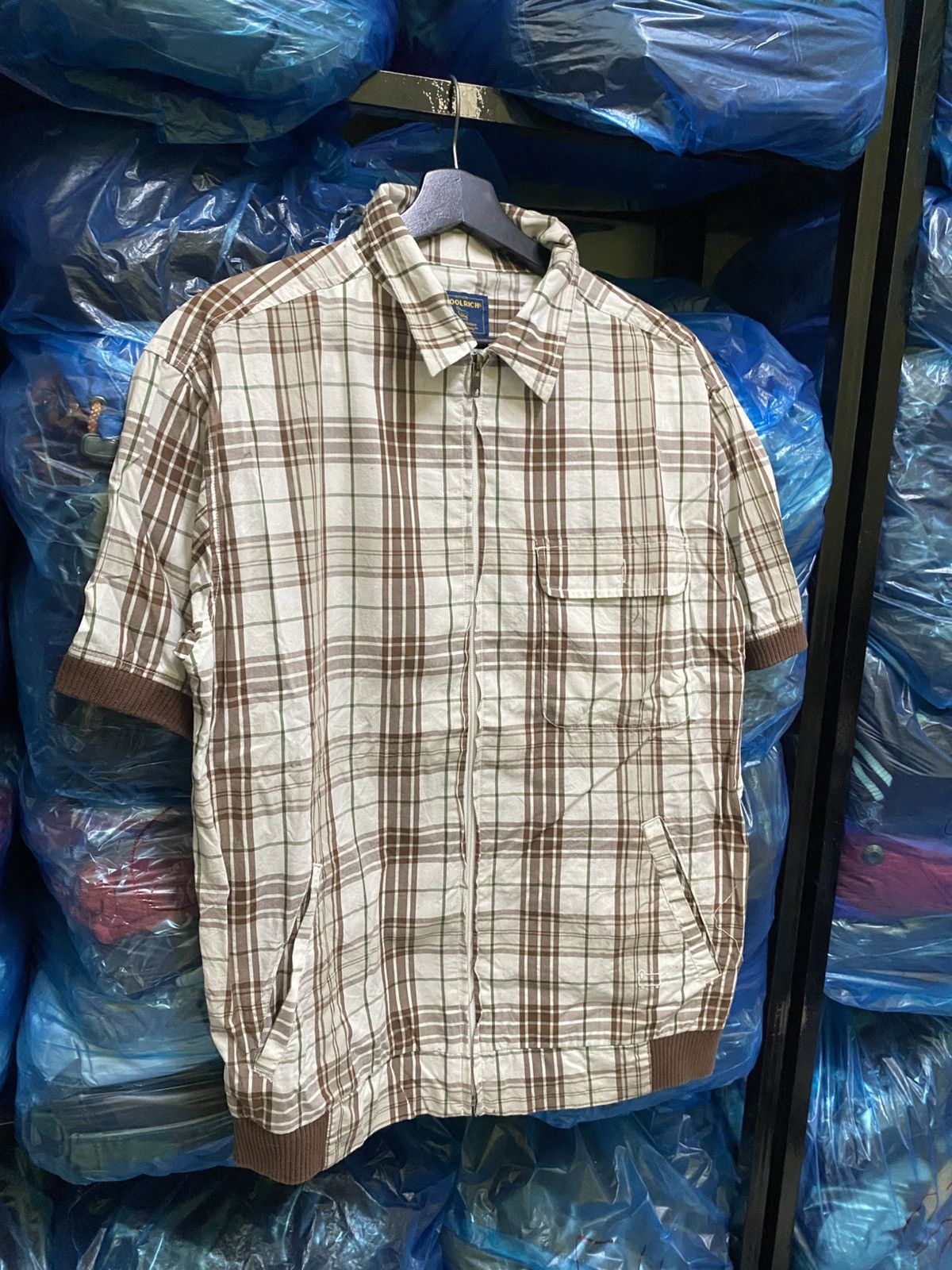Woolrich Woolen Mills VINTAGE Y2K WOOLRICH PLAID ZIPPER SHIRT Size US M / EU 48-50 / 2 - 3 Thumbnail