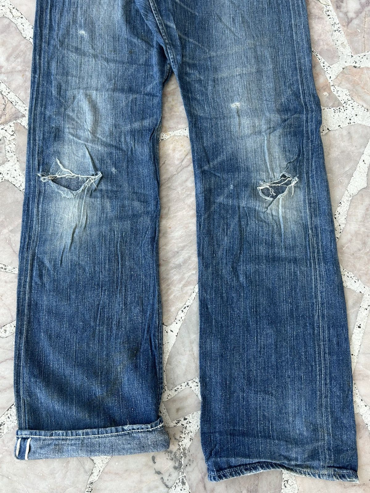 Japanese Brand Canton Sanforized Selvedge Denim Japan Size US 28 / EU 44 - 3 Thumbnail