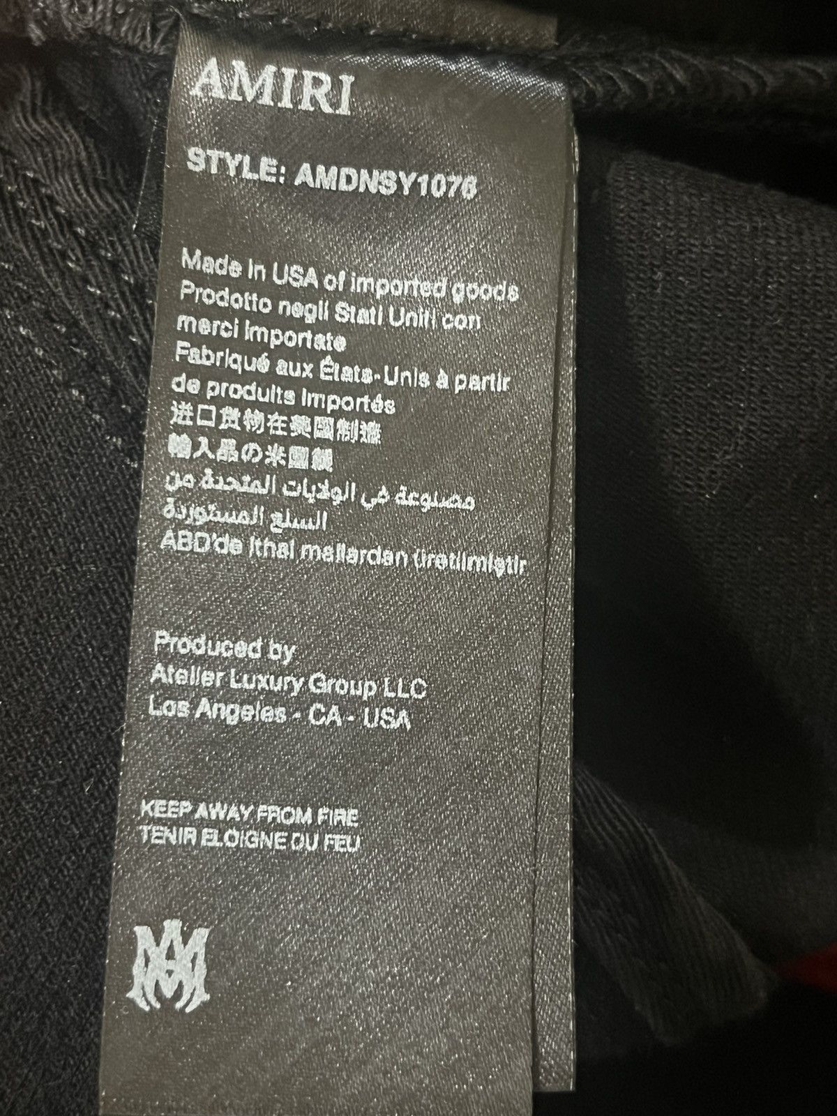 Amiri Amiri Snake MX1 Jean Sz 38 Size US 38 / EU 54 - 11 Thumbnail