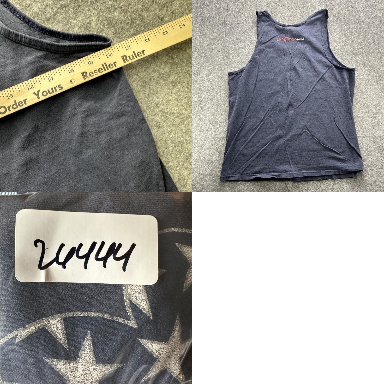 Disney Disney Walt Disney World Shirt Womens Large Blue Mickey Flag Tank Top Patriotic Size L / US 10 / IT 46 - 8 Thumbnail
