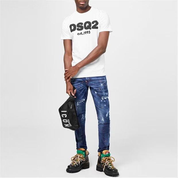 Dsquared2 o1g2r1mq0424 T-Shirts in White Size US XXL / EU 58 / 5 - 4 Thumbnail