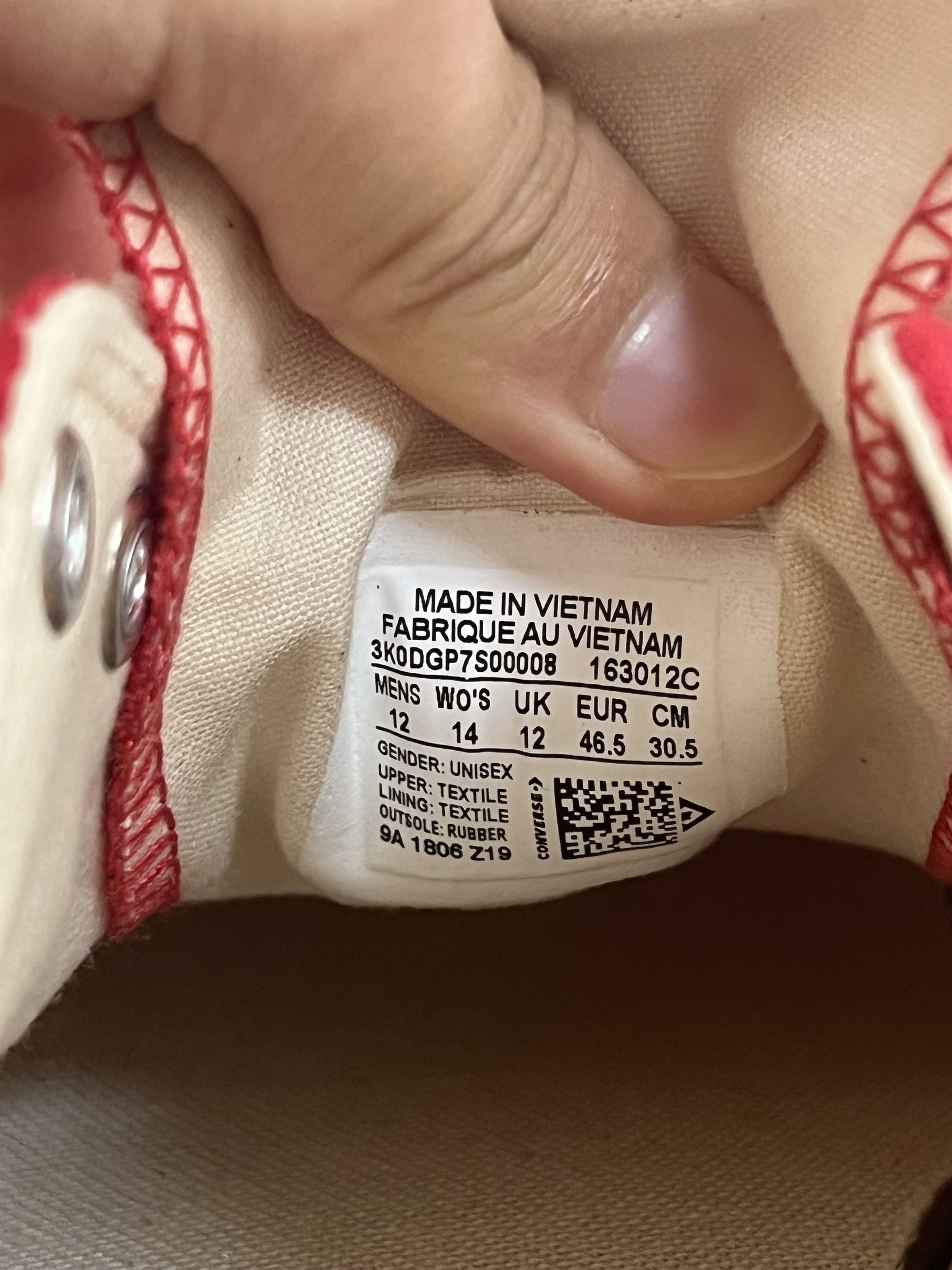 Converse × Undercover 💚 2018 Undercover x Converse Chuck 70 OX Racing Red Size US 12 / EU 45 - 11 Thumbnail