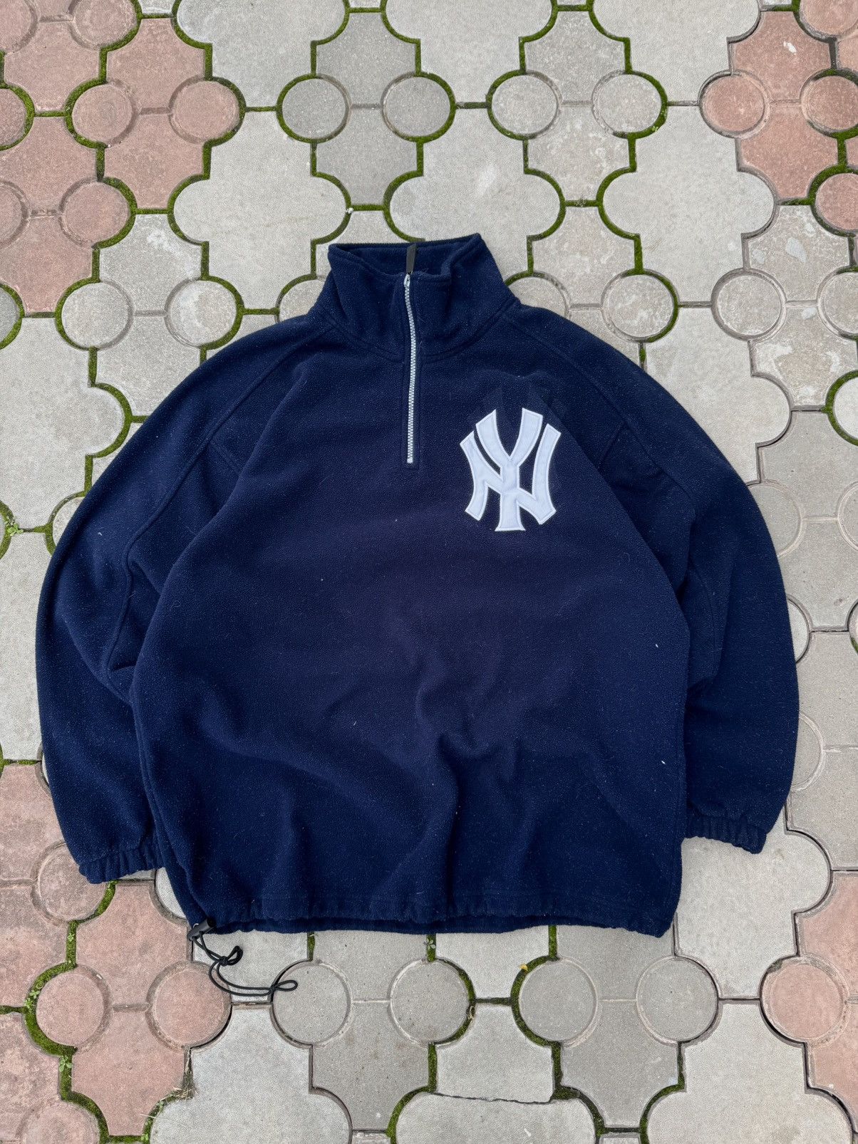 Vintage New York Yankees Half Zip Fleece Y2K
