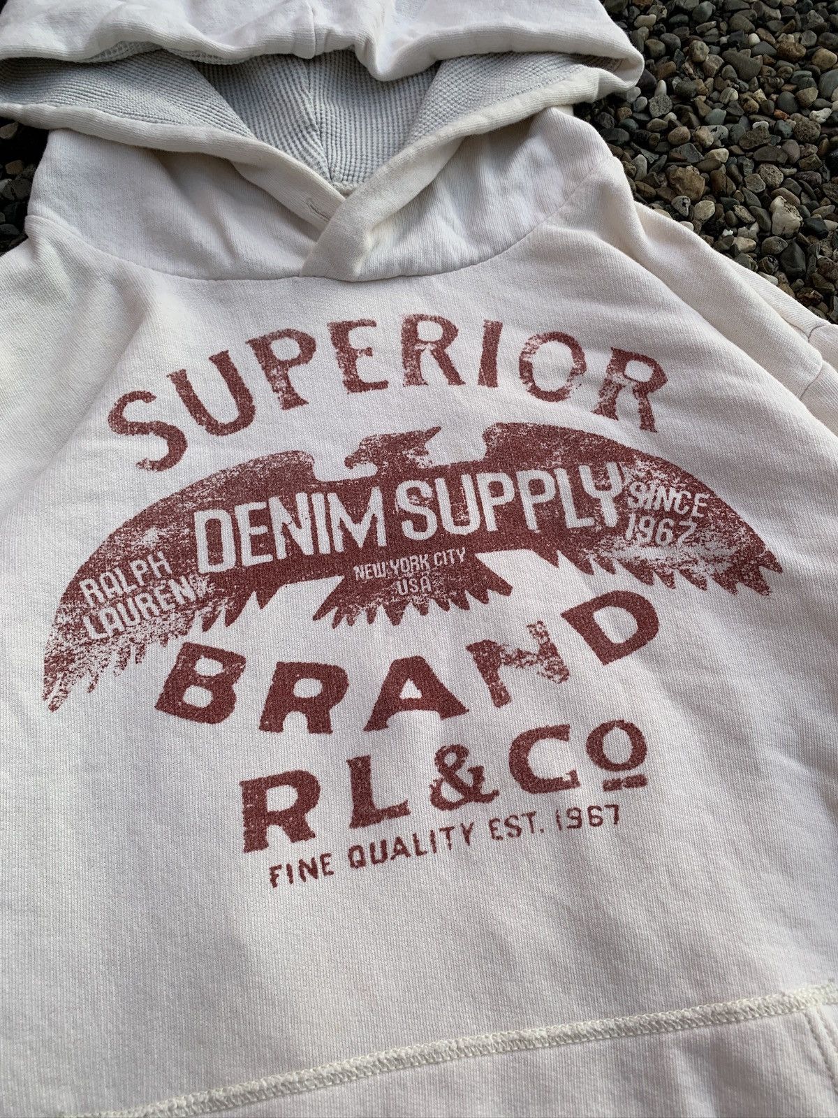 Denim & Supply Ralph Lauren Denim & Supply Ralph Lauren Pullover Hooded Sweatshirt Size US XL / EU 56 / 4 - 6 Thumbnail