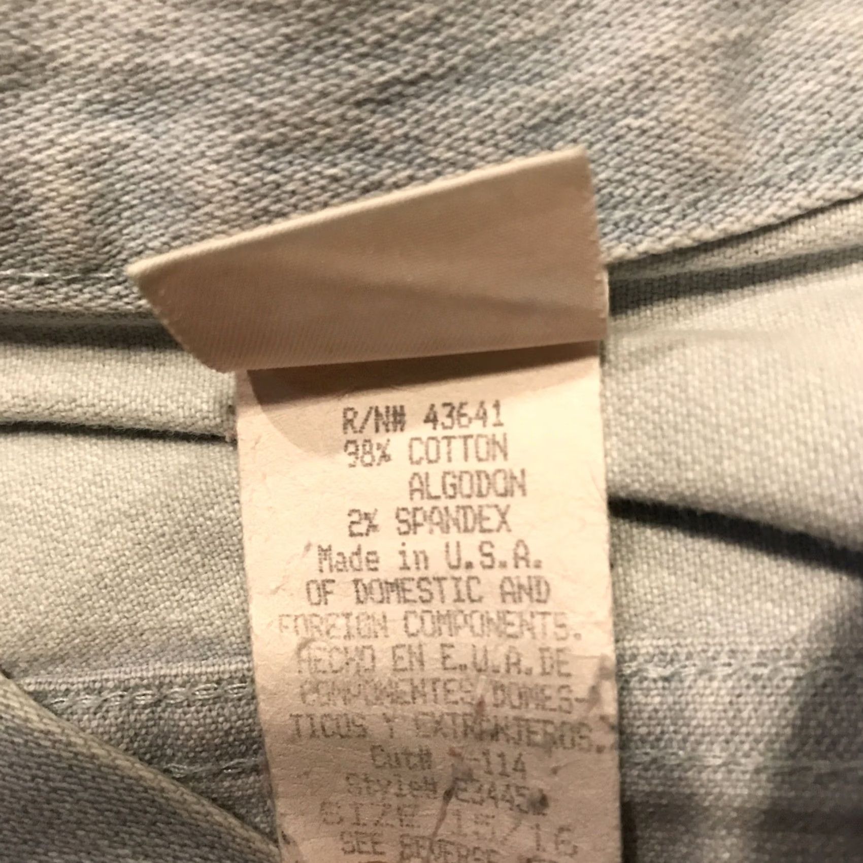 Vintage VINTAGE No Boundaries Jeans Womens 15/16 Blue vtg cotton blend denim a32 Size 36" / US 14 / IT 50 - 4 Thumbnail