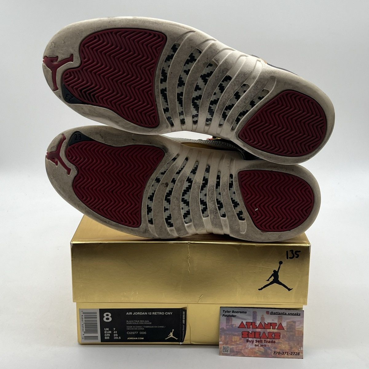 Jordan Brand Air Jordan 12 Chinese New year Size US 8 / EU 41 - 8 Thumbnail