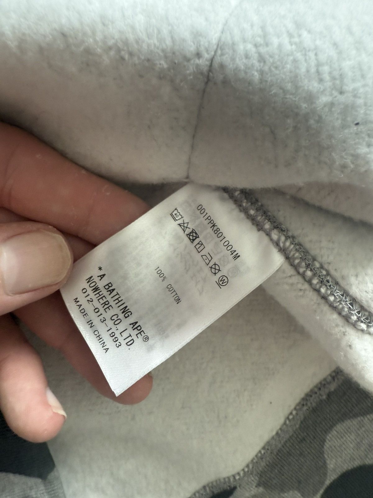 Bape Bape Gray Camo Pullover Size US XL / EU 56 / 4 - 5 Thumbnail