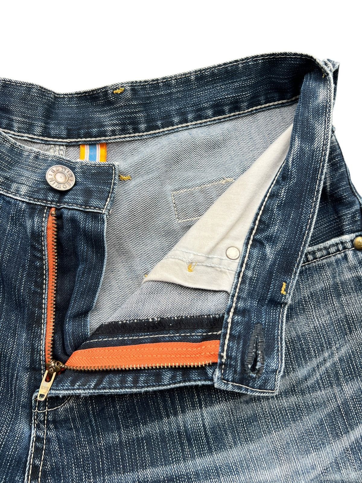 Edwin Vintage Edwin Function Buckle Back Baggy Denim Jeans 33x31 Size US 33 - 9 Thumbnail