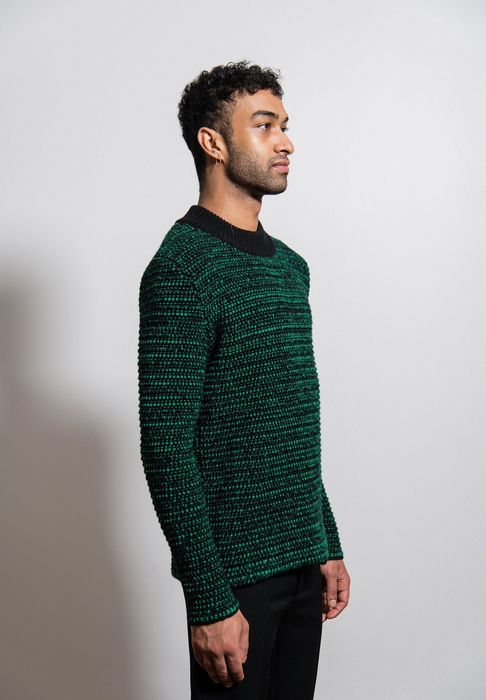 Namacheko Namacheko - Green/Black Deng Knit Sweater | Grailed