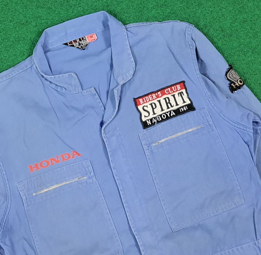 Japanese Brand Vintage 80s Honda Mechanic Jumpsuit Retro Motorsport C288N11 Size US S / EU 44-46 / 1 - 5 Thumbnail