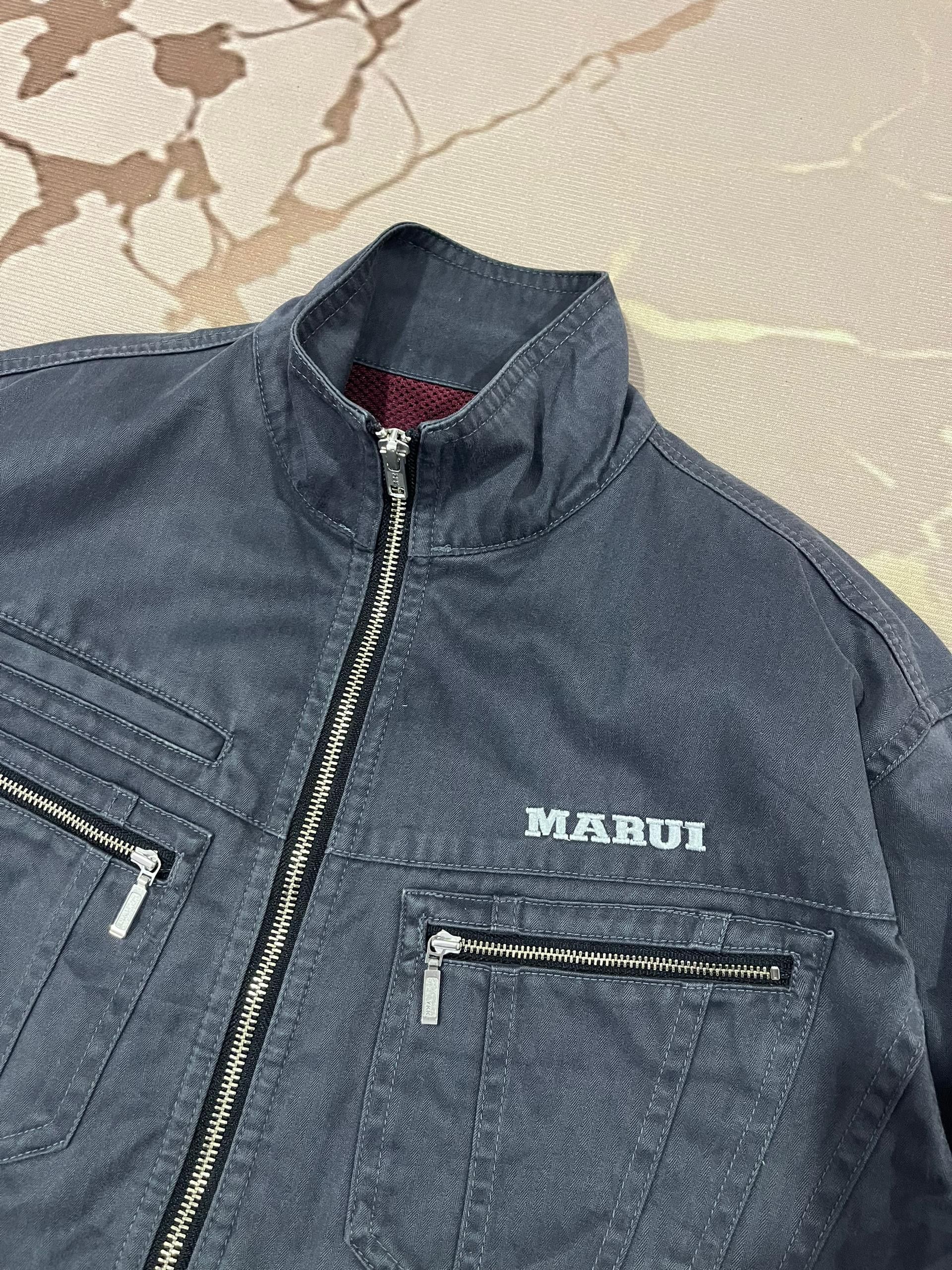 Japanese Brand Jawin Japanese Workwear Navy Zip Jacket Size US M / EU 48-50 / 2 - 7 Thumbnail