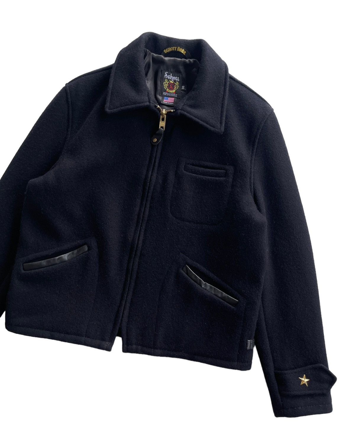 Schott Vintage Schott 716 Wool CPO Jacket Size US S / EU 44-46 / 1 - 6 Thumbnail