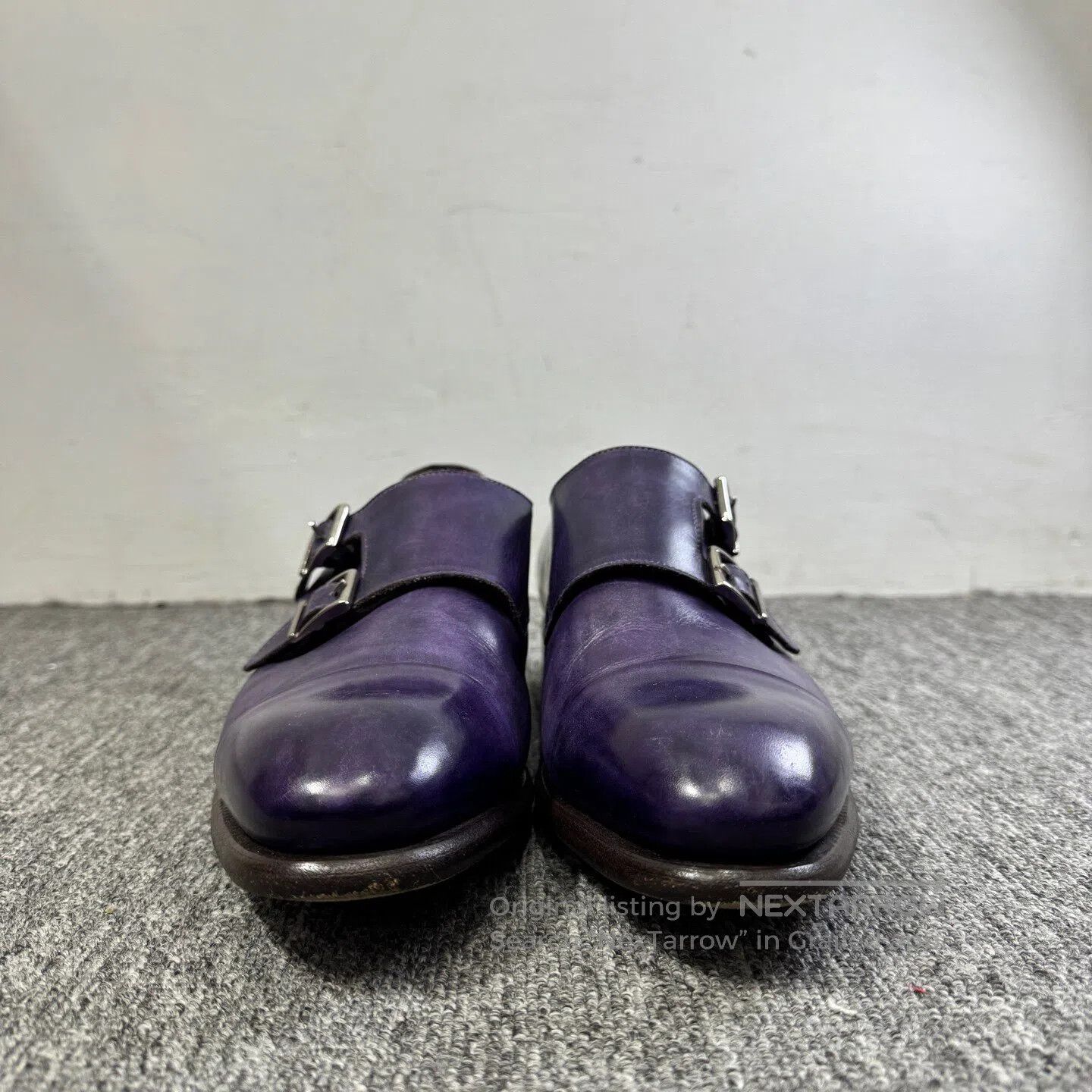 Santoni SANTONI Hand-painted leather shoes| Size US 6 / EU 39 - 2 Thumbnail