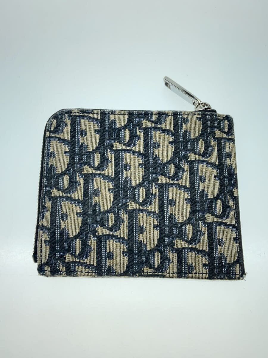 Dior Dior Oblique Trotter Coin Case Round Zip Wallet Beige Size ONE SIZE - 2 Thumbnail