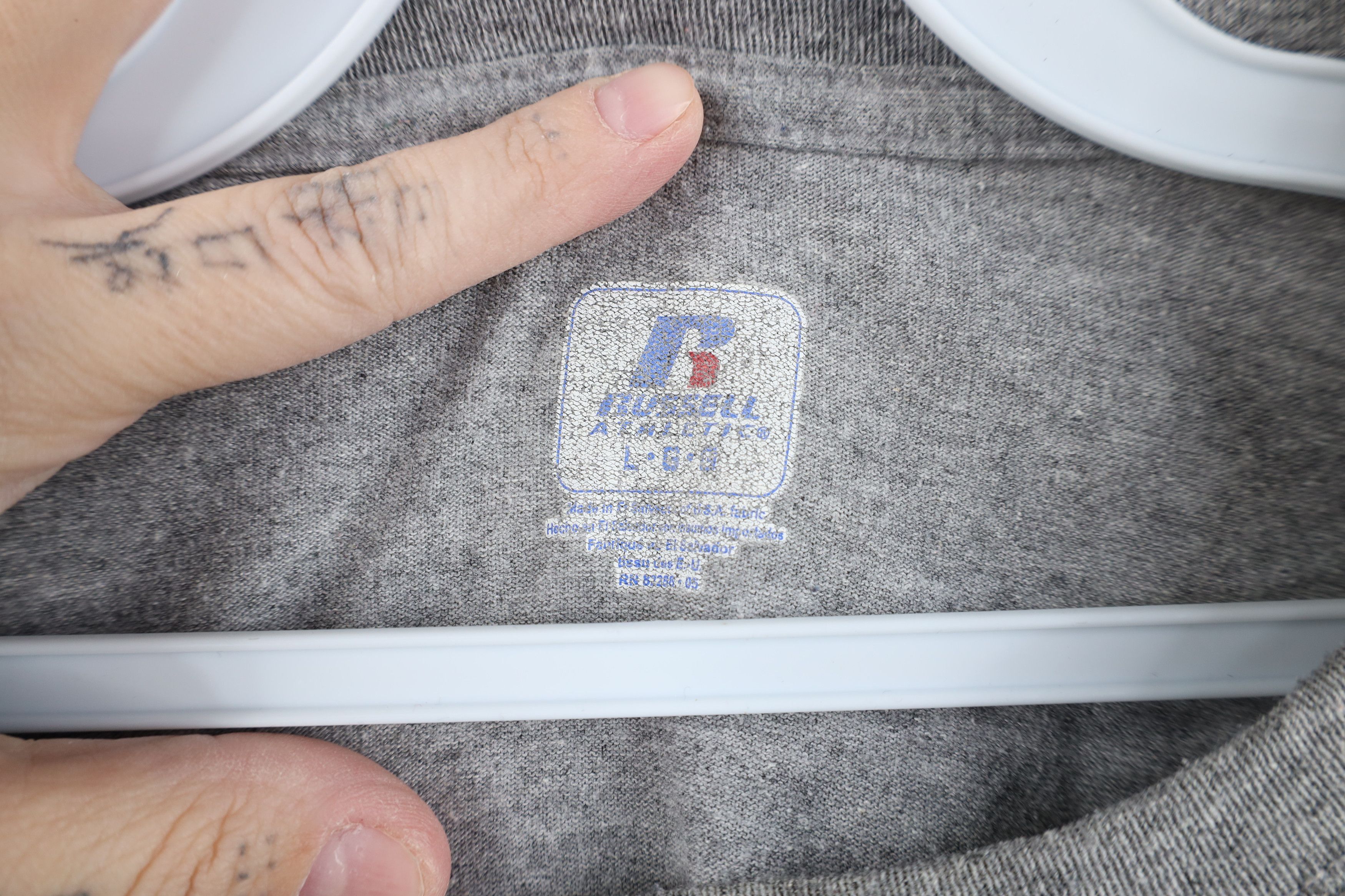 Russell Athletic Vintage Russell Athletic Long Sleeve T-Shirt Heather Gray Size US L / EU 52-54 / 3 - 7 Thumbnail