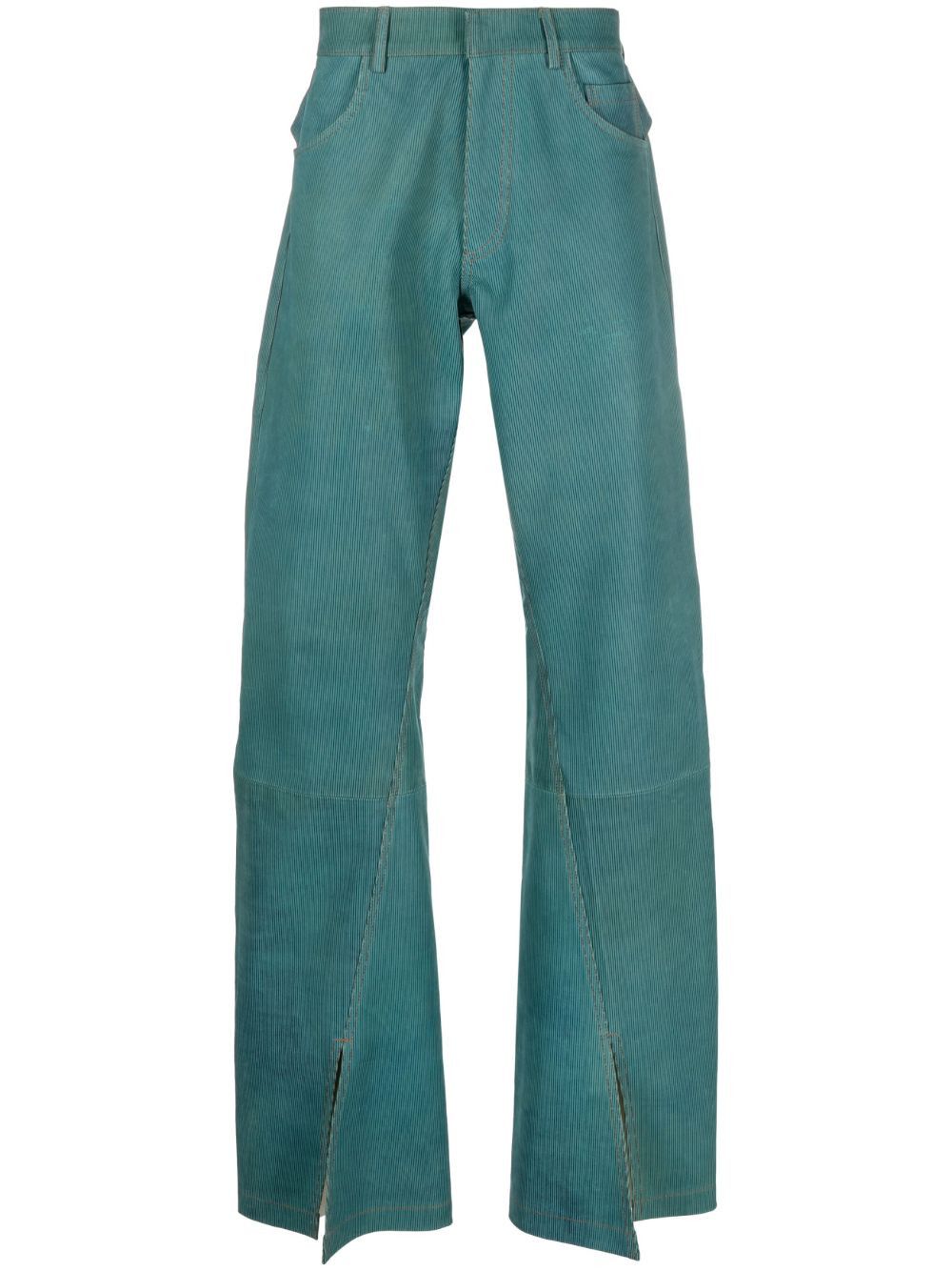 Bianca Saunders Larda leather reverse jeans Size US 30 / EU 46 - 1 Thumbnail