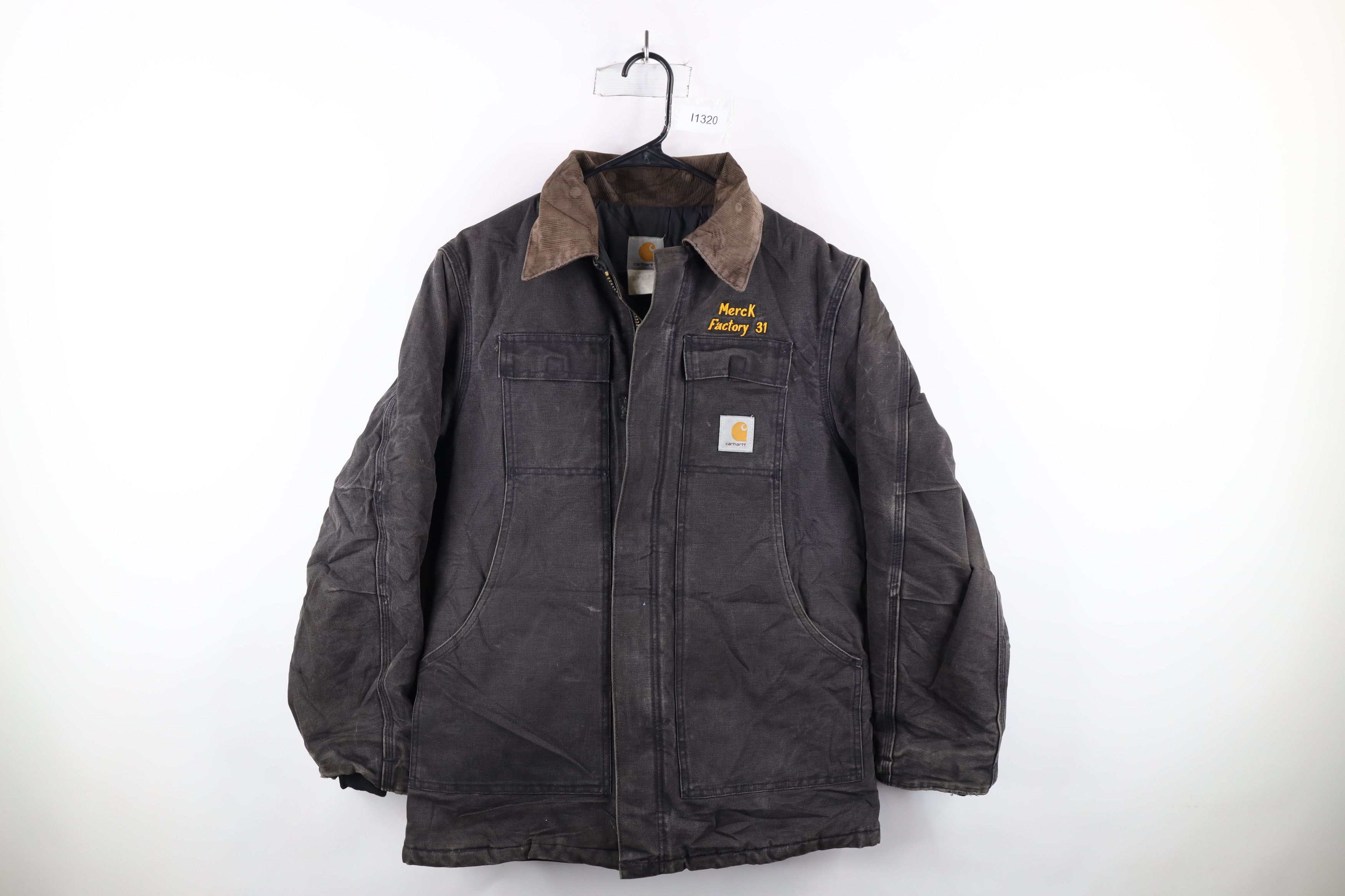 Carhartt × Vintage Vintage Carhartt Out Canvas Chore Barn Jacket Black USA Size US M / EU 48-50 / 2 - 1 Thumbnail