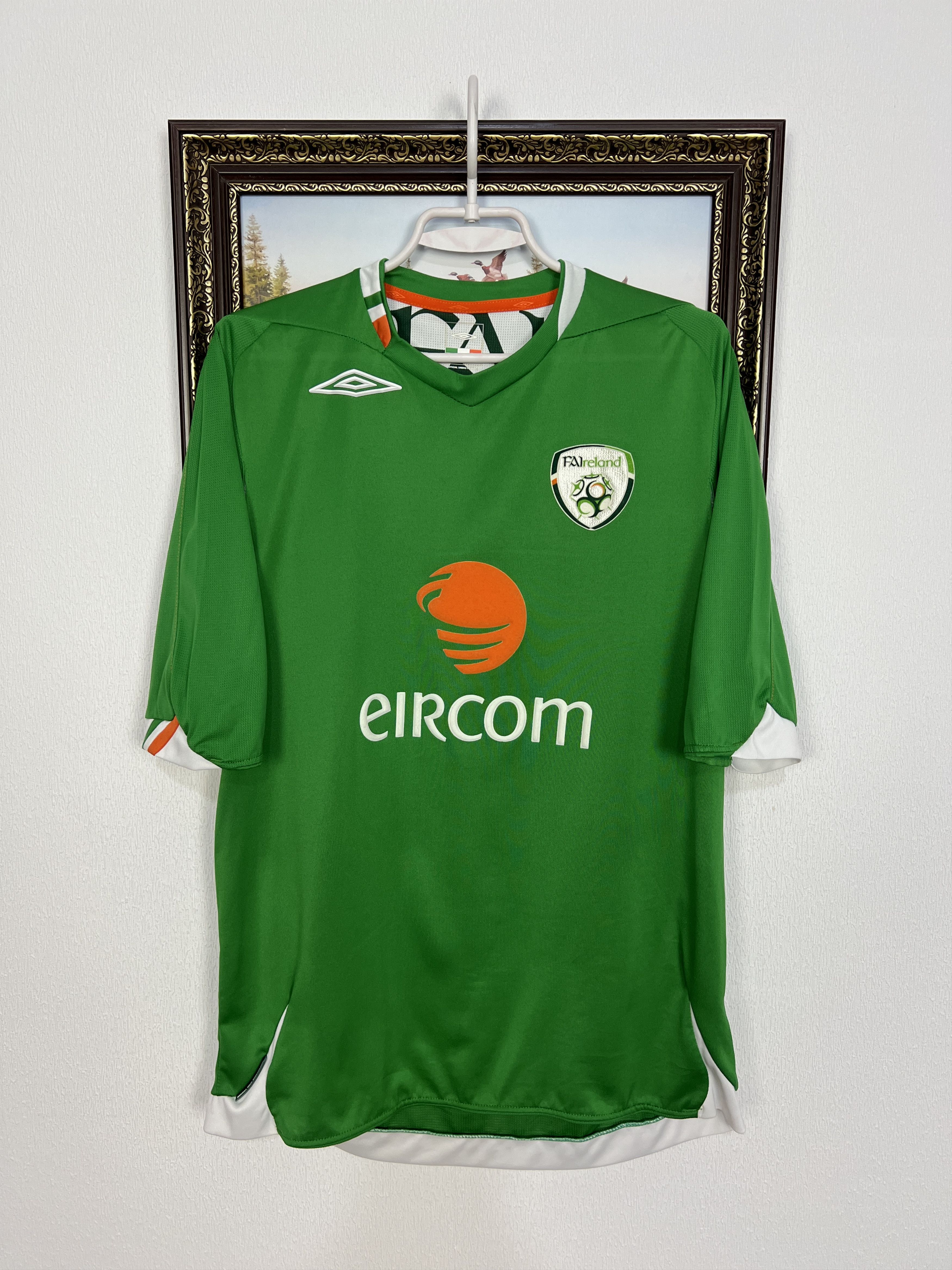 Umbro Republic of Ireland Home football shirt Soccer Jersey Trikot Size US L / EU 52-54 / 3 - 1 Thumbnail
