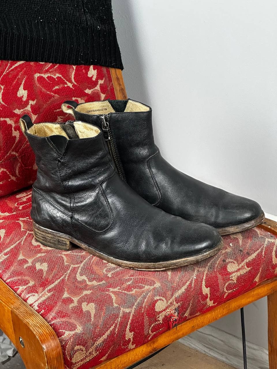 John Varvatos John Varvatos Avant Garde Leather Boots Size US 12 / EU 45 - 6 Thumbnail
