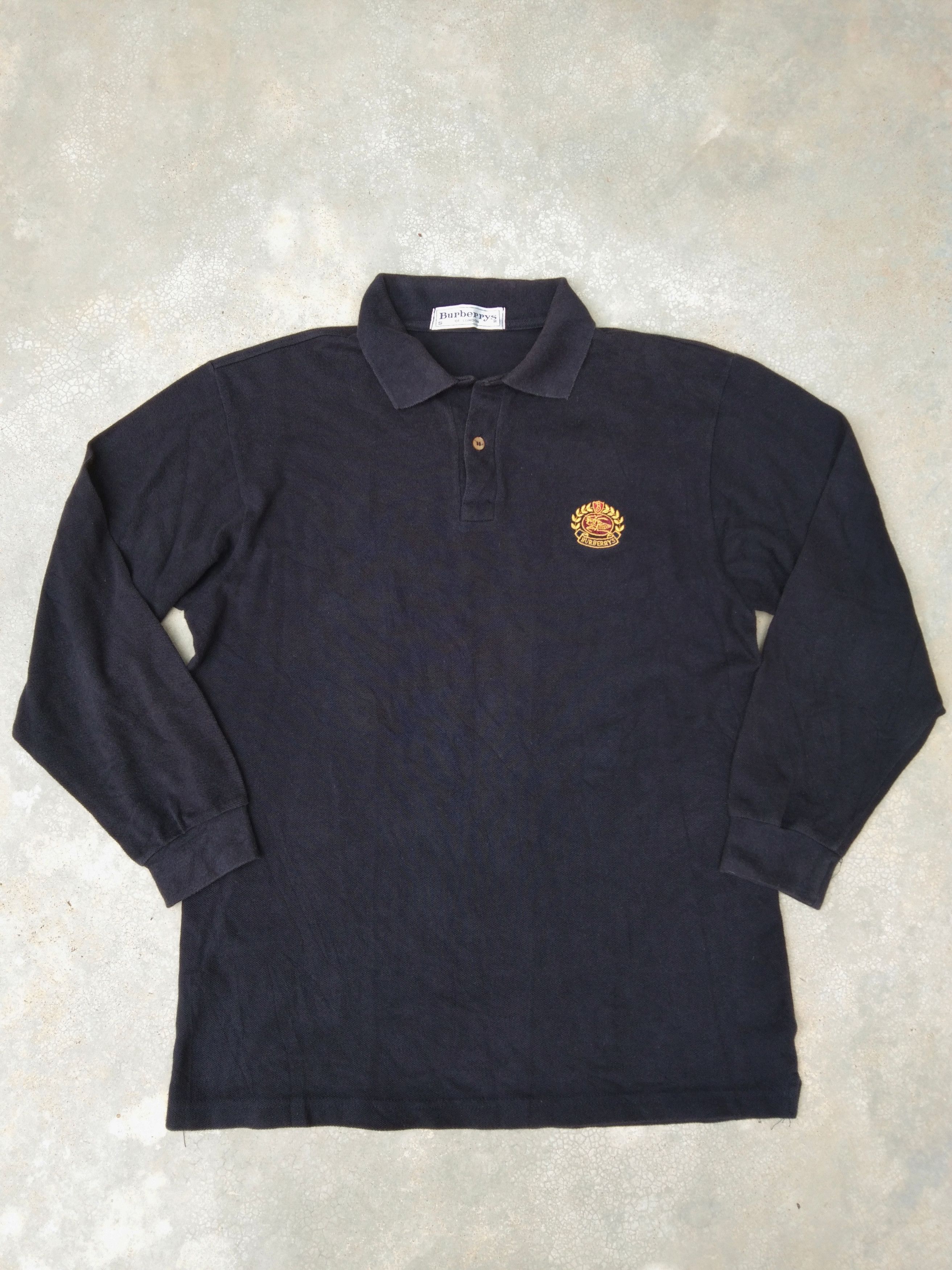 トップス Burberry 90s polo tee THOMAS BURBERRY Vintage Mens Polo Shirt 90s Burberrys of