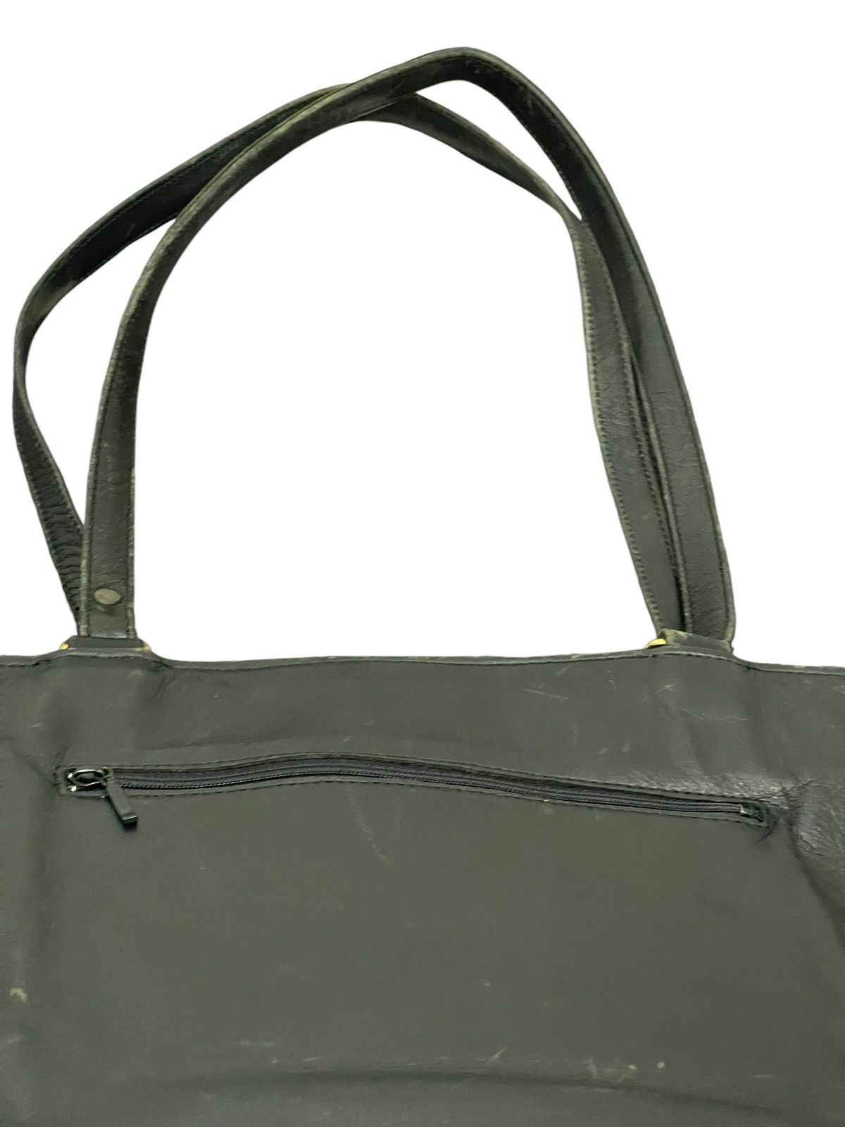 Genuine Leather Full Leather Vtg Unknown Japan Tote Shoulder Bag 1🟩0 Size ONE SIZE - 12 Thumbnail