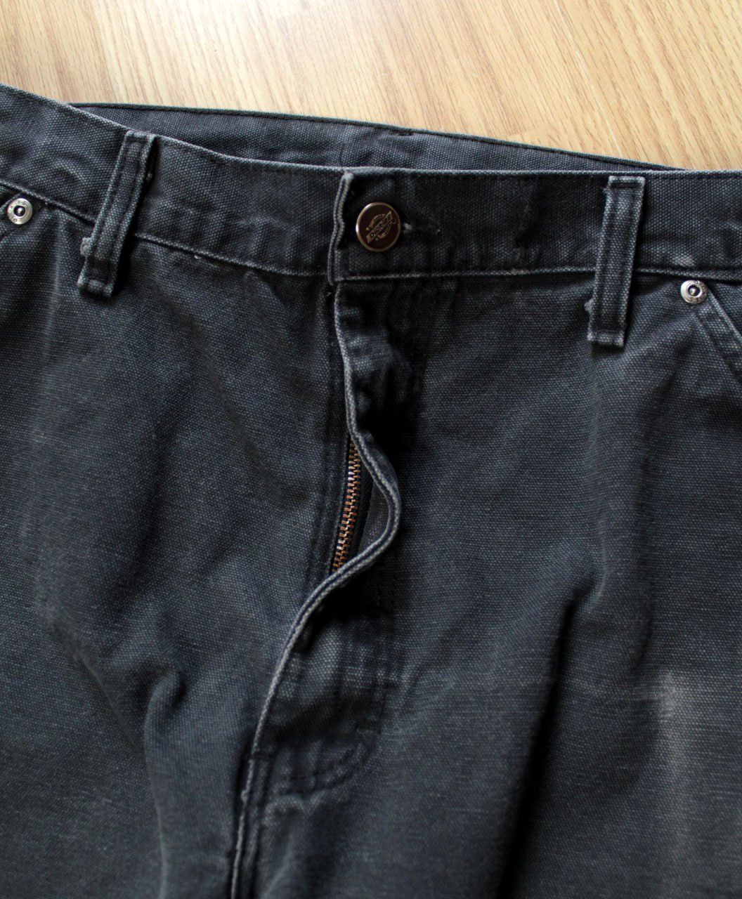 Vintage 🔥 90s Dickies Vintage Y2K Baggy Work Cargo Pants Denim Size US 34 / EU 50 - 4 Thumbnail