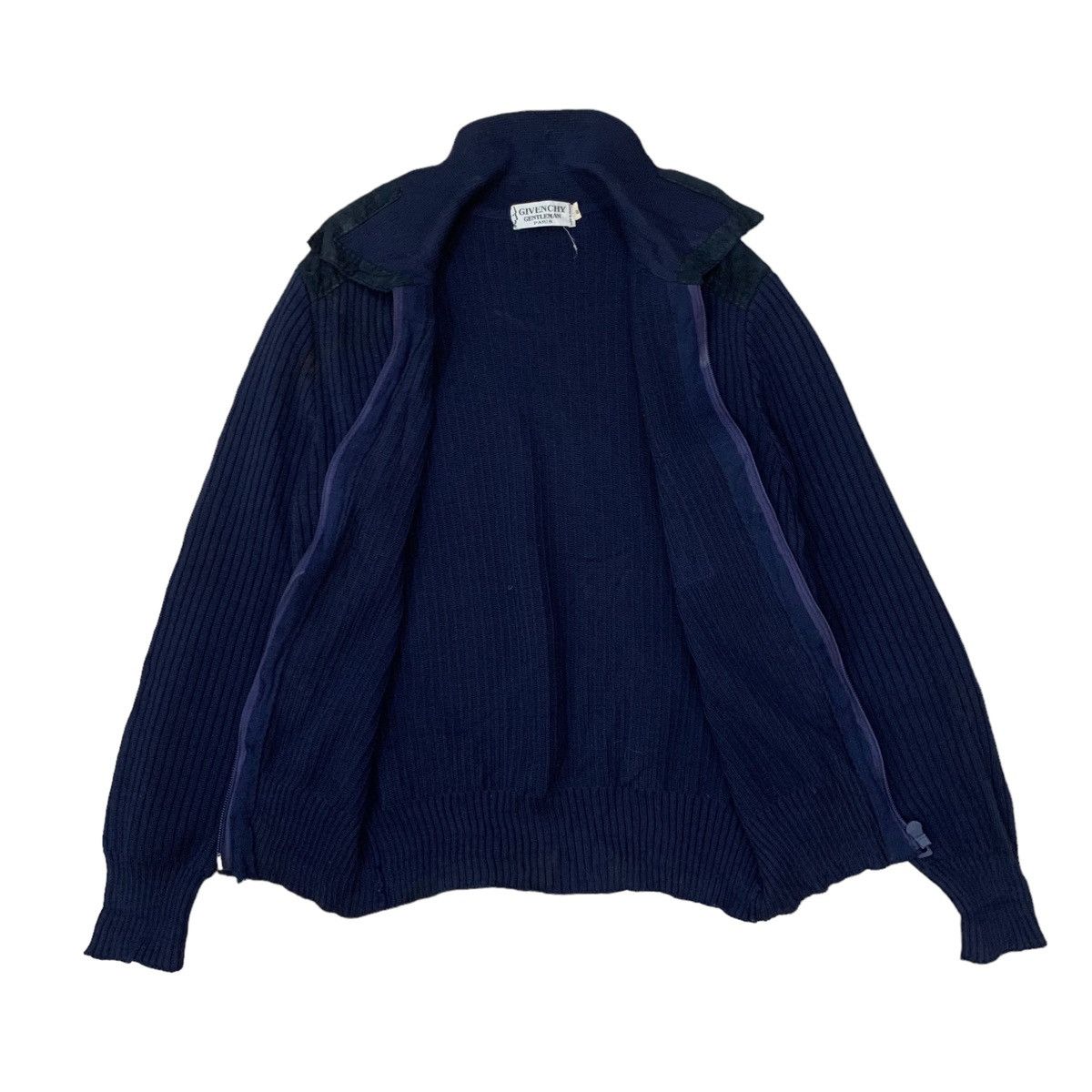 Givenchy 🔥Vintage Givenchy Wool Knit Zipper Jacket Size US S / EU 44-46 / 1 - 3 Thumbnail
