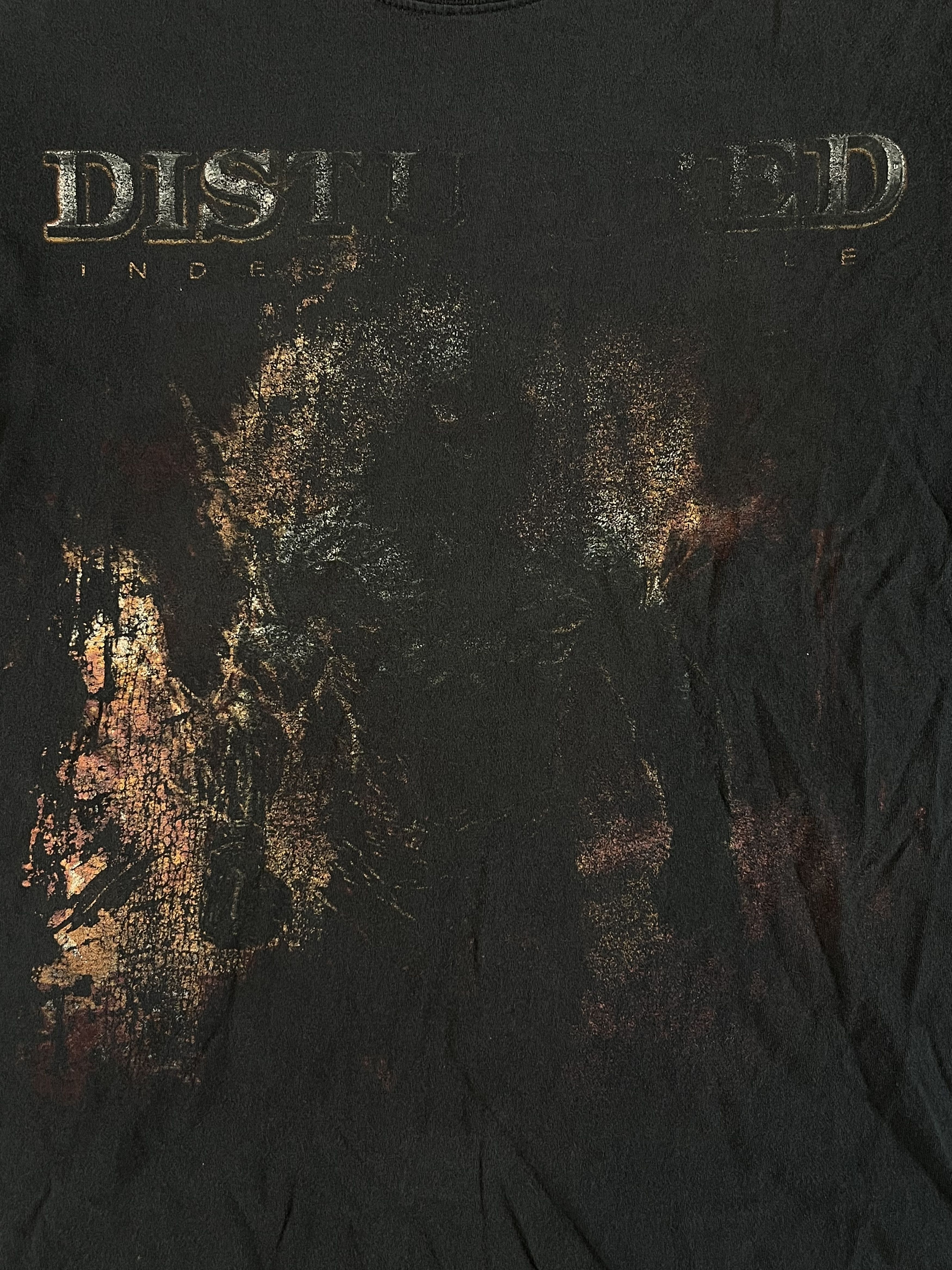 Band Tees Vintage Disturbed Distressed Sun Faded T Shirt Metal Band Size US L / EU 52-54 / 3 - 8 Thumbnail