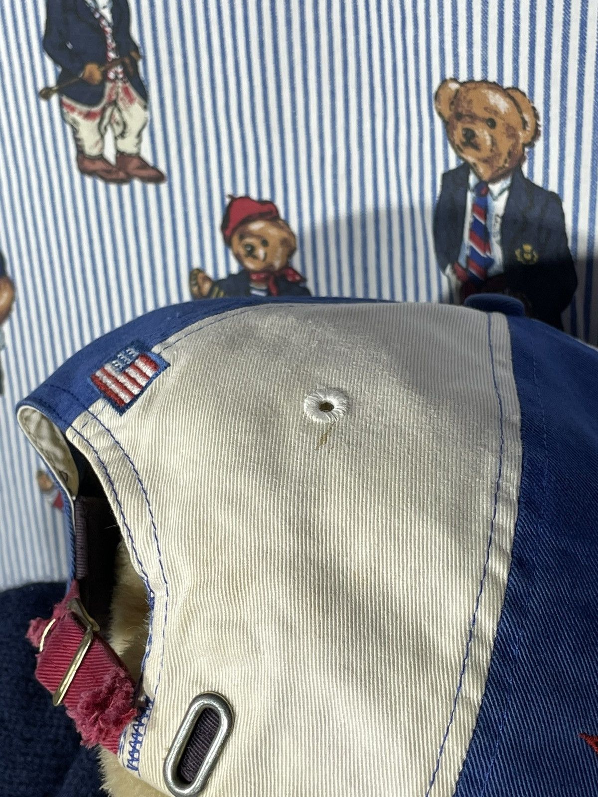 Polo Ralph Lauren × RRL Ralph Lauren × Ralph Lauren RARE Polo Sport Cap OG Vintage 1990’s Size ONE SIZE - 10 Thumbnail