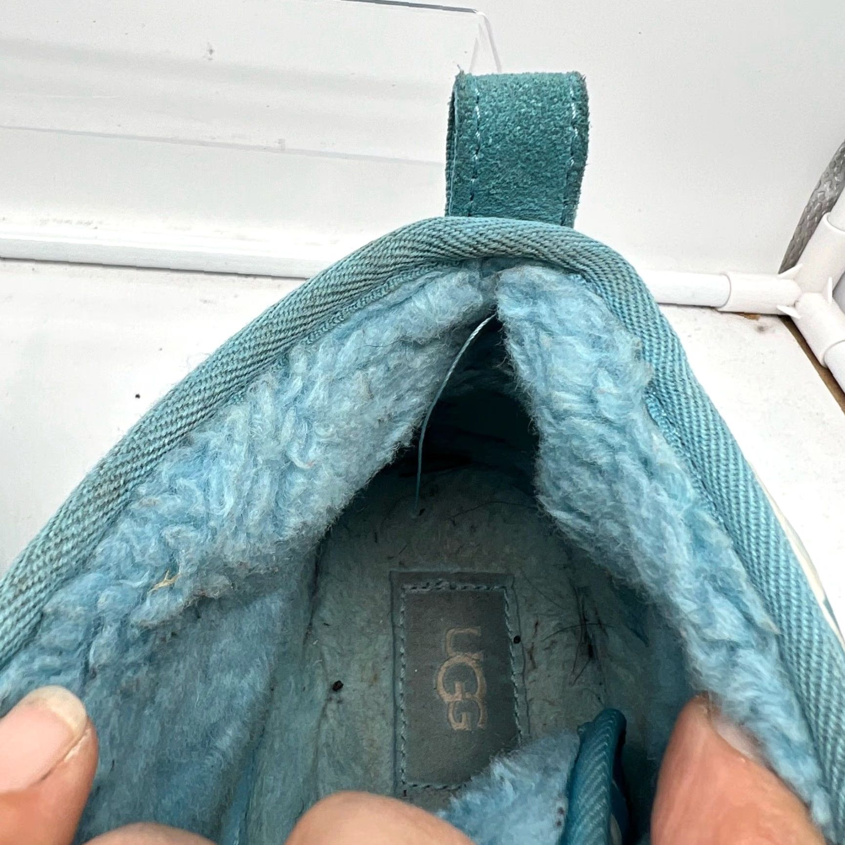 Ugg VINTAGE UGG Chukka Boots Mens 8 Blue Shearling Neumel LTA Winter Wavelength 1137392 Size US 8 / EU 41 - 6 Thumbnail