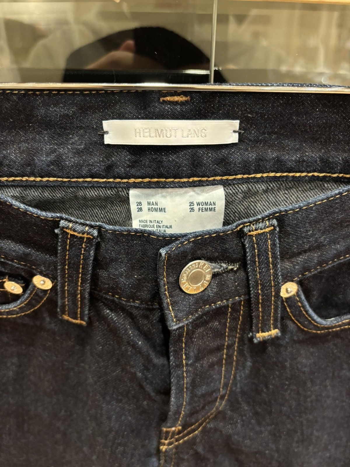 Helmut Lang Helmut Lang Dark Paint Denim Size US 28 / EU 44 - 5 Thumbnail