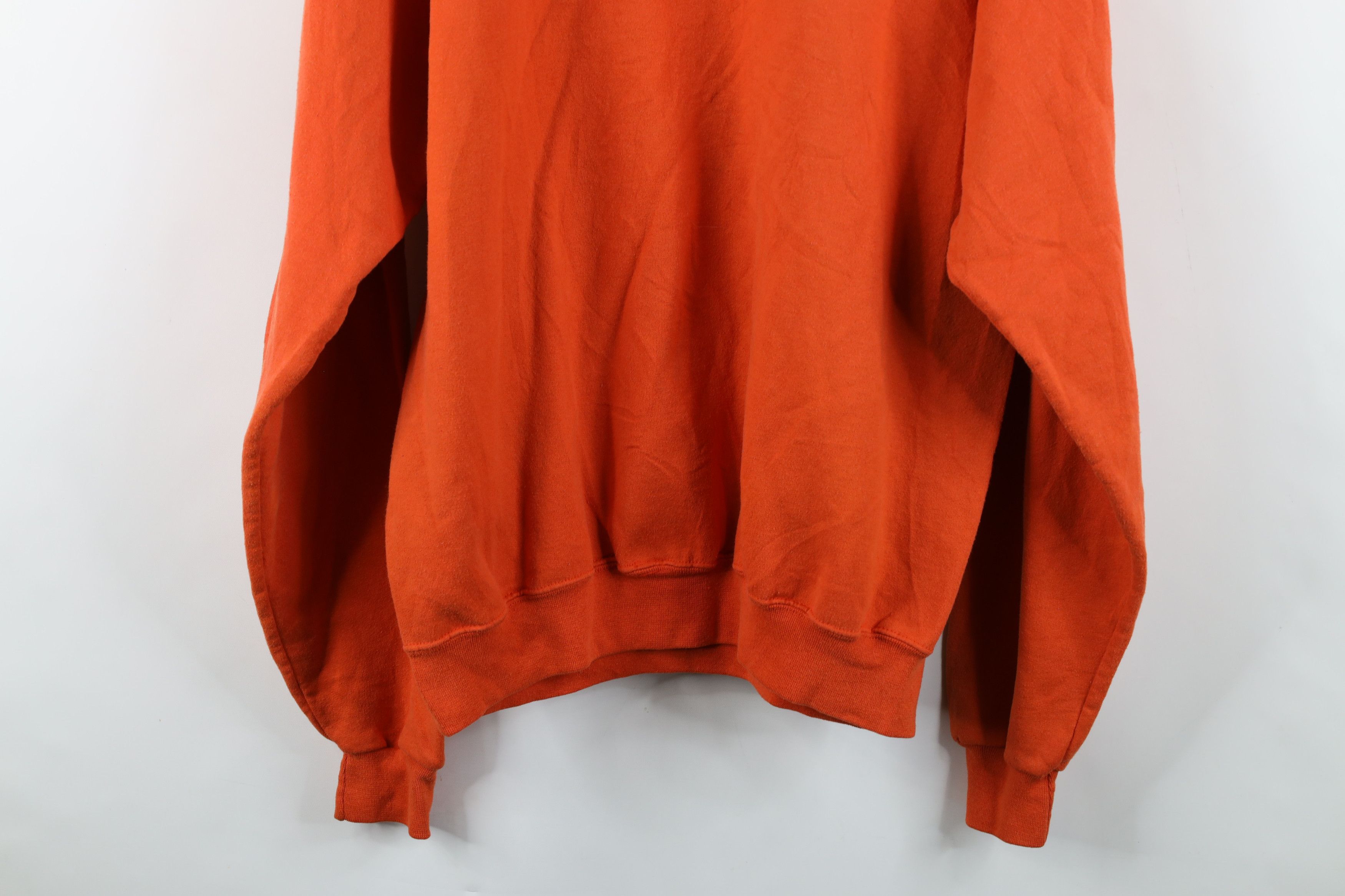 Champion Vintage 90s Champion Spell Out Crewneck Sweatshirt Orange Size US L / EU 52-54 / 3 - 15 Thumbnail
