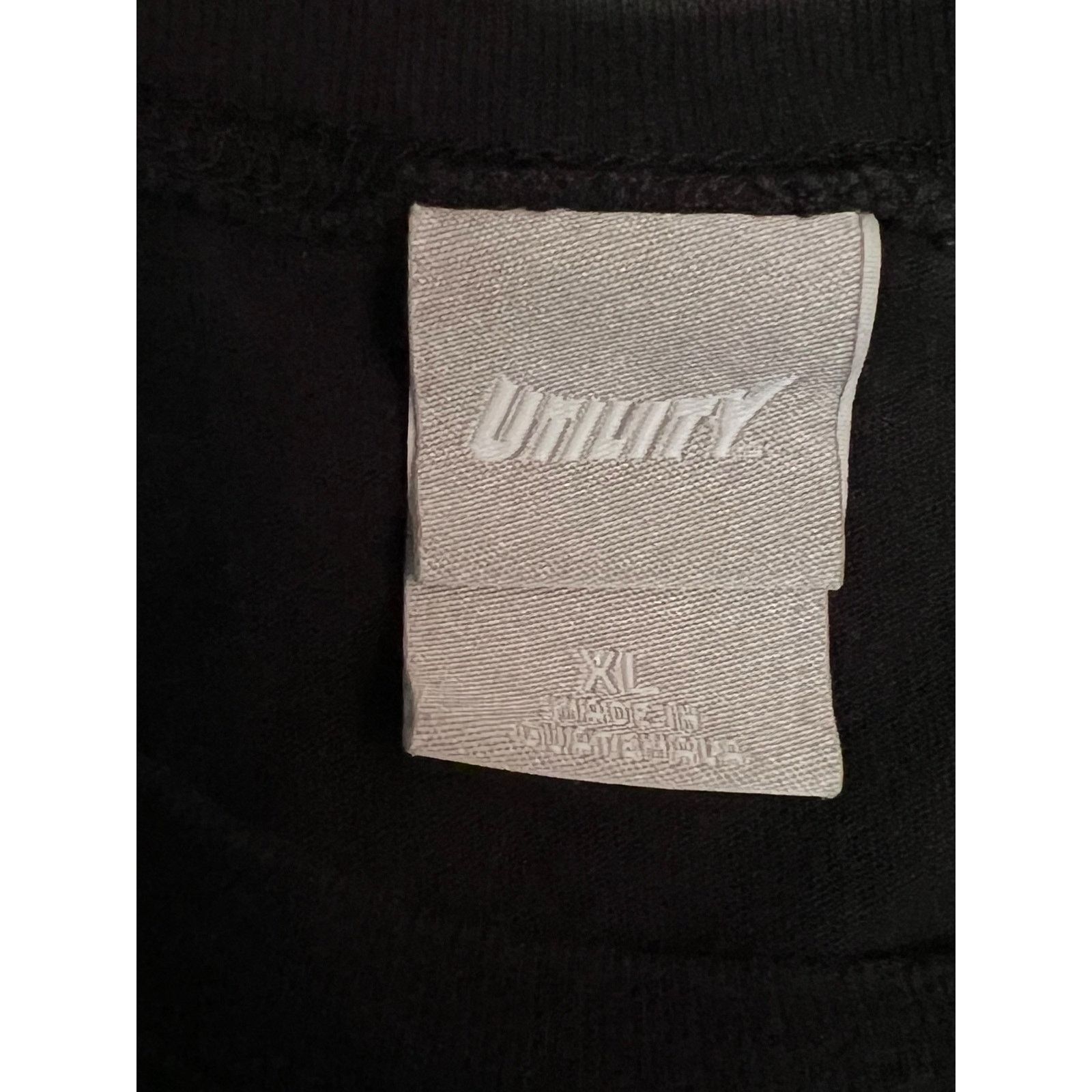 Other Vintage Utility Drum Kit Graphic T-Shirt XL Black Music Band Size US XL / EU 56 / 4 - 5 Thumbnail