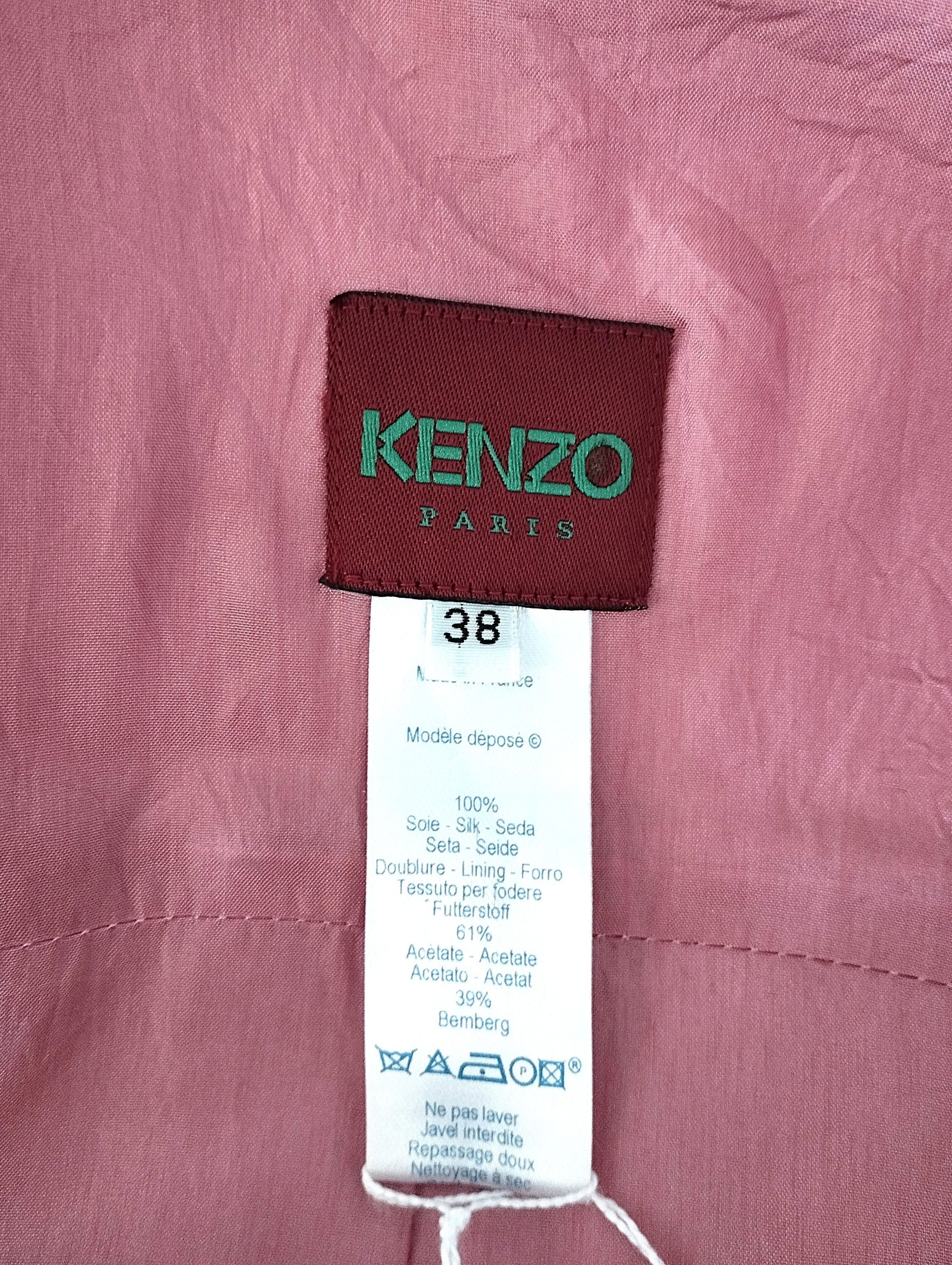 Kenzo Kenzo Veste Soie Liens T M Size M / US 6-8 / IT 42-44 - 3 Thumbnail