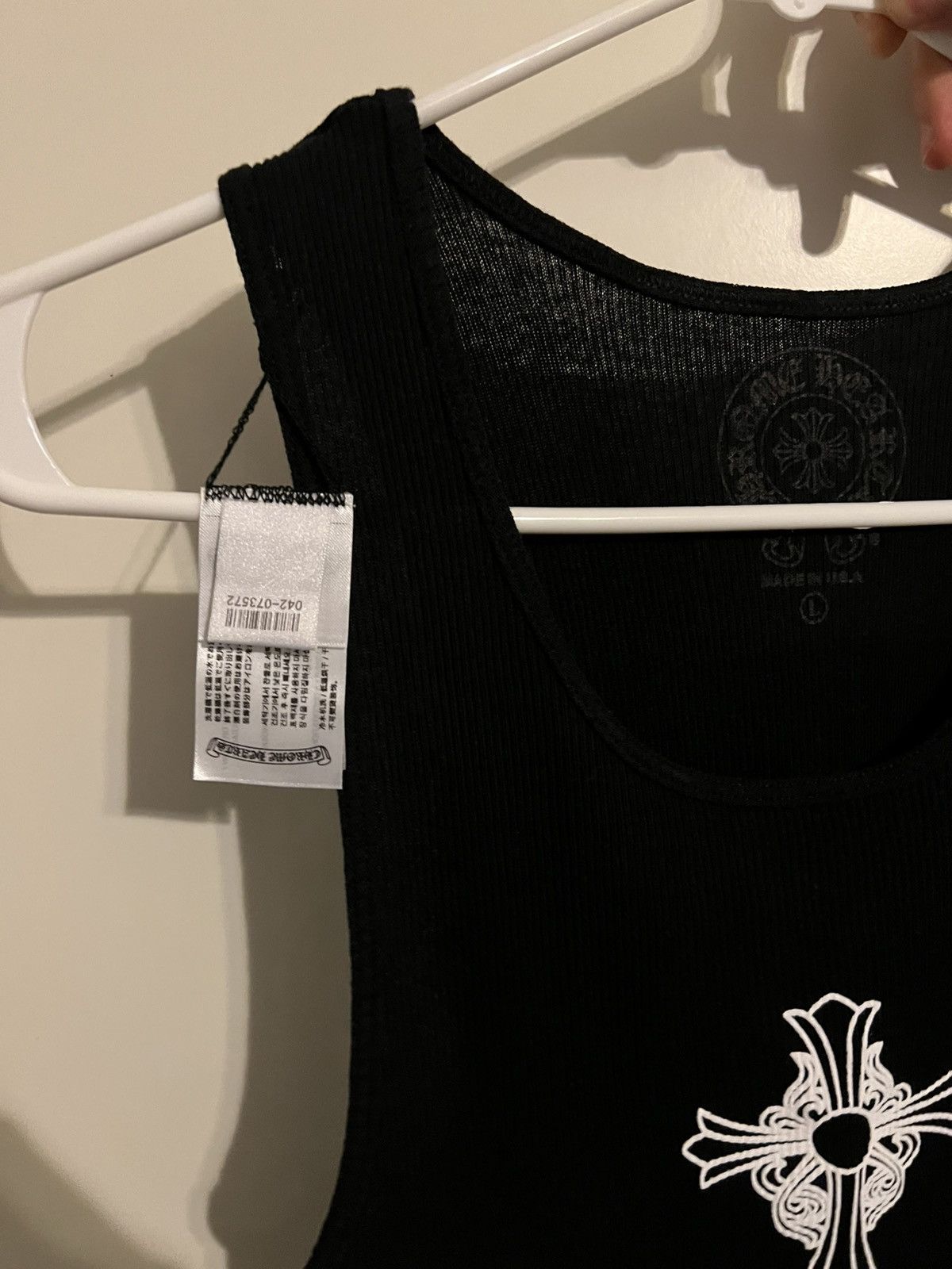 Chrome Hearts Chrome Hearts Cross Tank Top 2025 Size US L / EU 52-54 / 3 - 4 Thumbnail