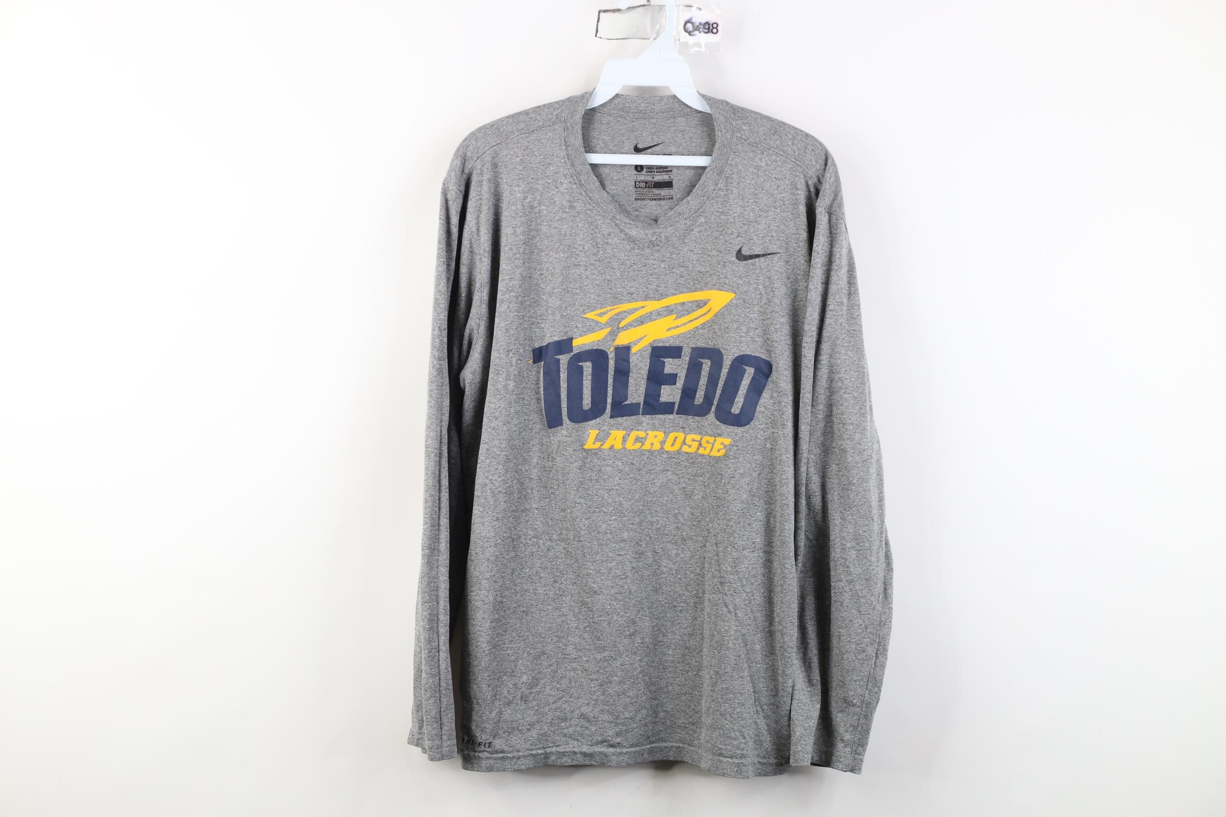 Nike Nike University of Toledo Lacrosse Long Sleeve T-Shirt Size US L / EU 52-54 / 3 - 1 Thumbnail