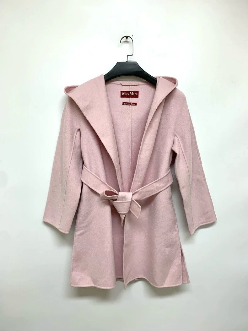 Max Mara Max Mara Pink hooded coat Size XS / US 0-2 / IT 36-38 - 1 Thumbnail