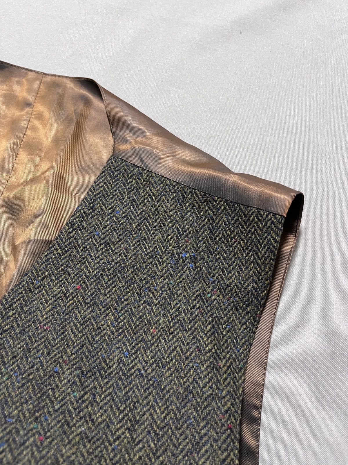 Vintage Heritage Vintage Green Tweed Wool Formal Suit Vest Size 52L - 18 Thumbnail