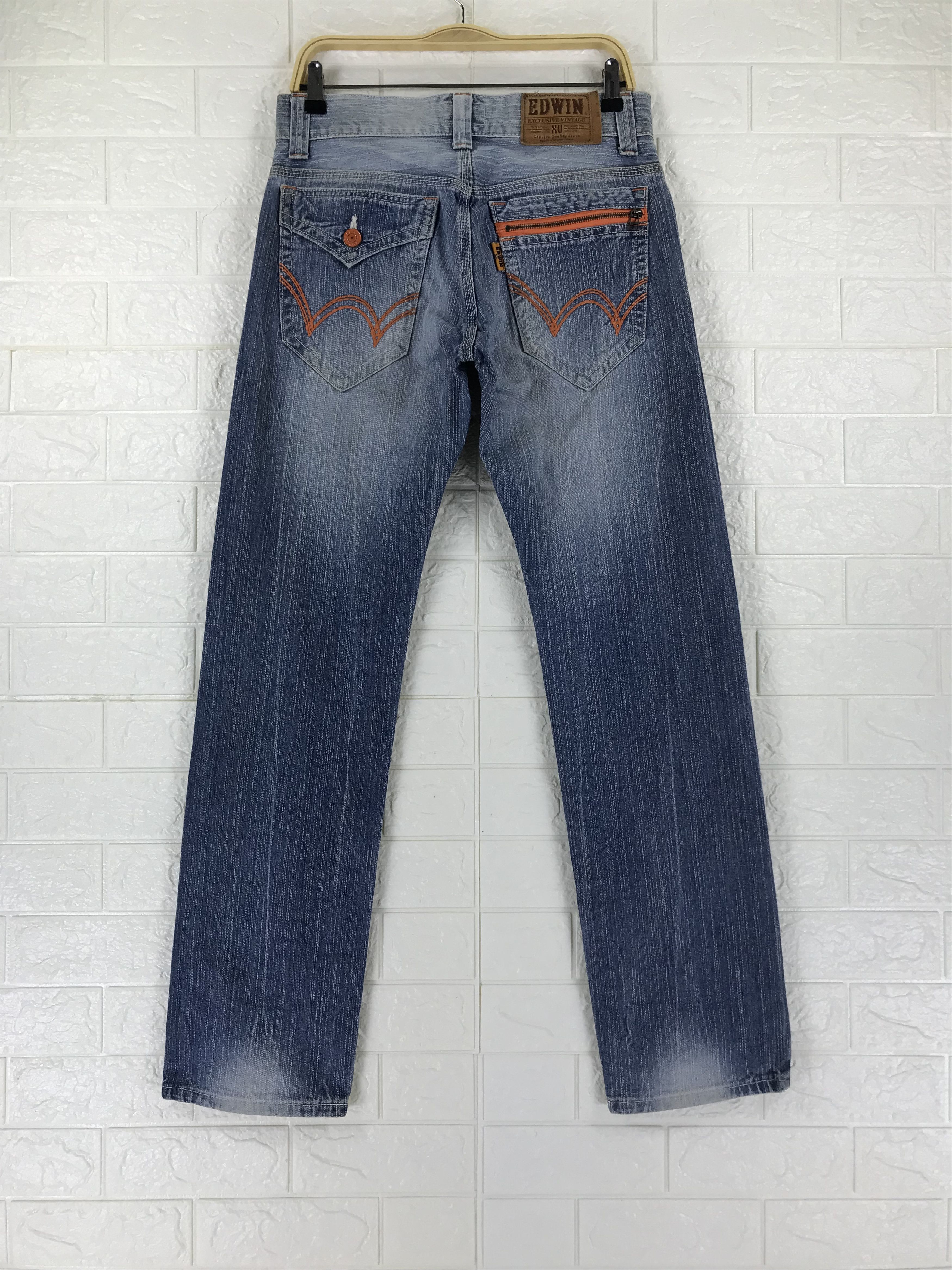 Edwin Vintage Edwin 403XVS Faded Blue Jeans Size US 31 - 5 Thumbnail