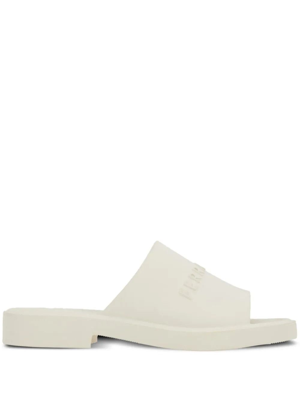 Salvatore Ferragamo o1y0426 Slippers in Ivory Size US 6 / IT 36 - 1 Thumbnail
