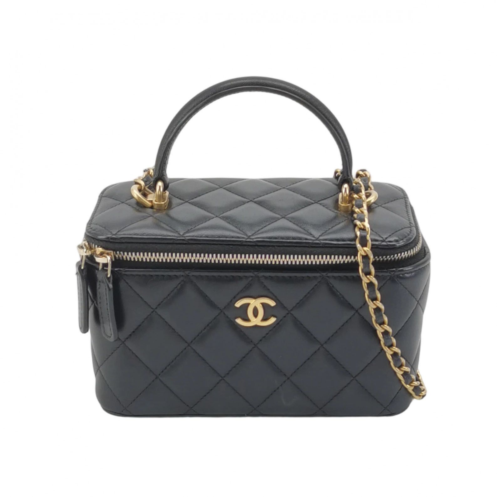Chanel Chanel Vanity Case Quilted Lambskin Bag Size ONE SIZE - 1 Thumbnail